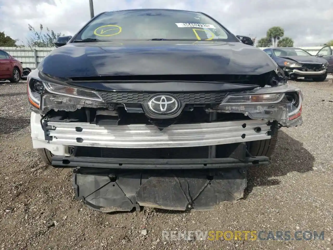 9 Photograph of a damaged car JTDEPRAE1LJ064577 TOYOTA COROLLA 2020