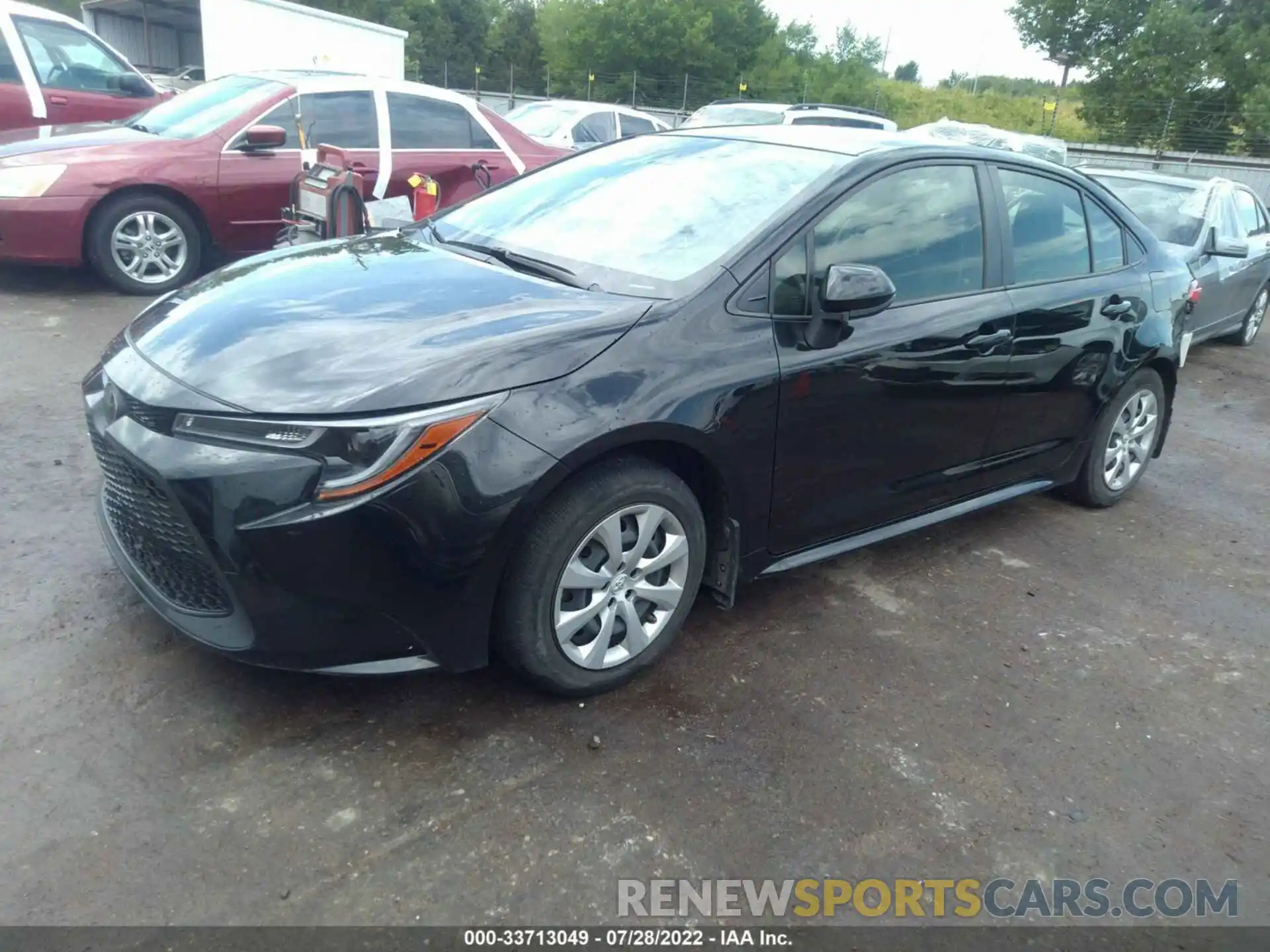 2 Photograph of a damaged car JTDEPRAE1LJ064790 TOYOTA COROLLA 2020