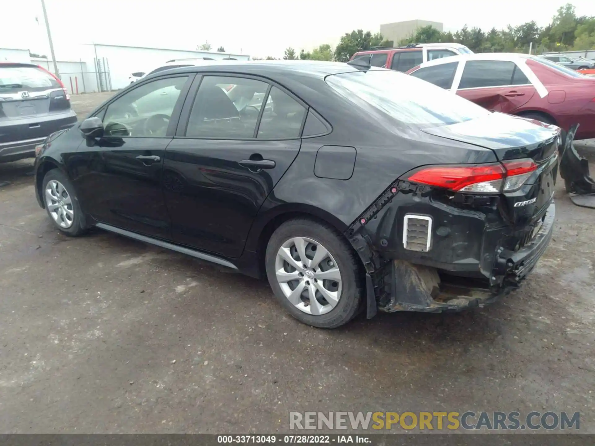 3 Photograph of a damaged car JTDEPRAE1LJ064790 TOYOTA COROLLA 2020