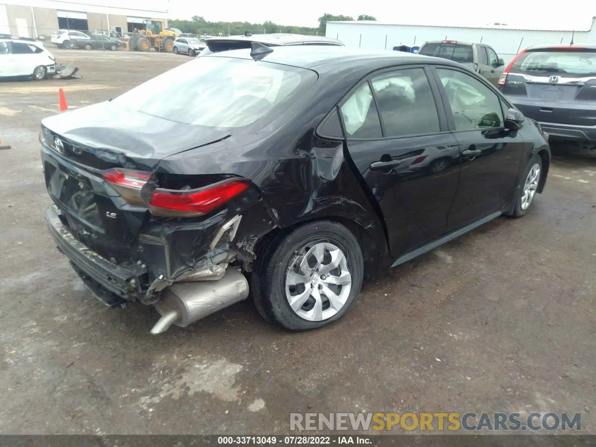 4 Photograph of a damaged car JTDEPRAE1LJ064790 TOYOTA COROLLA 2020