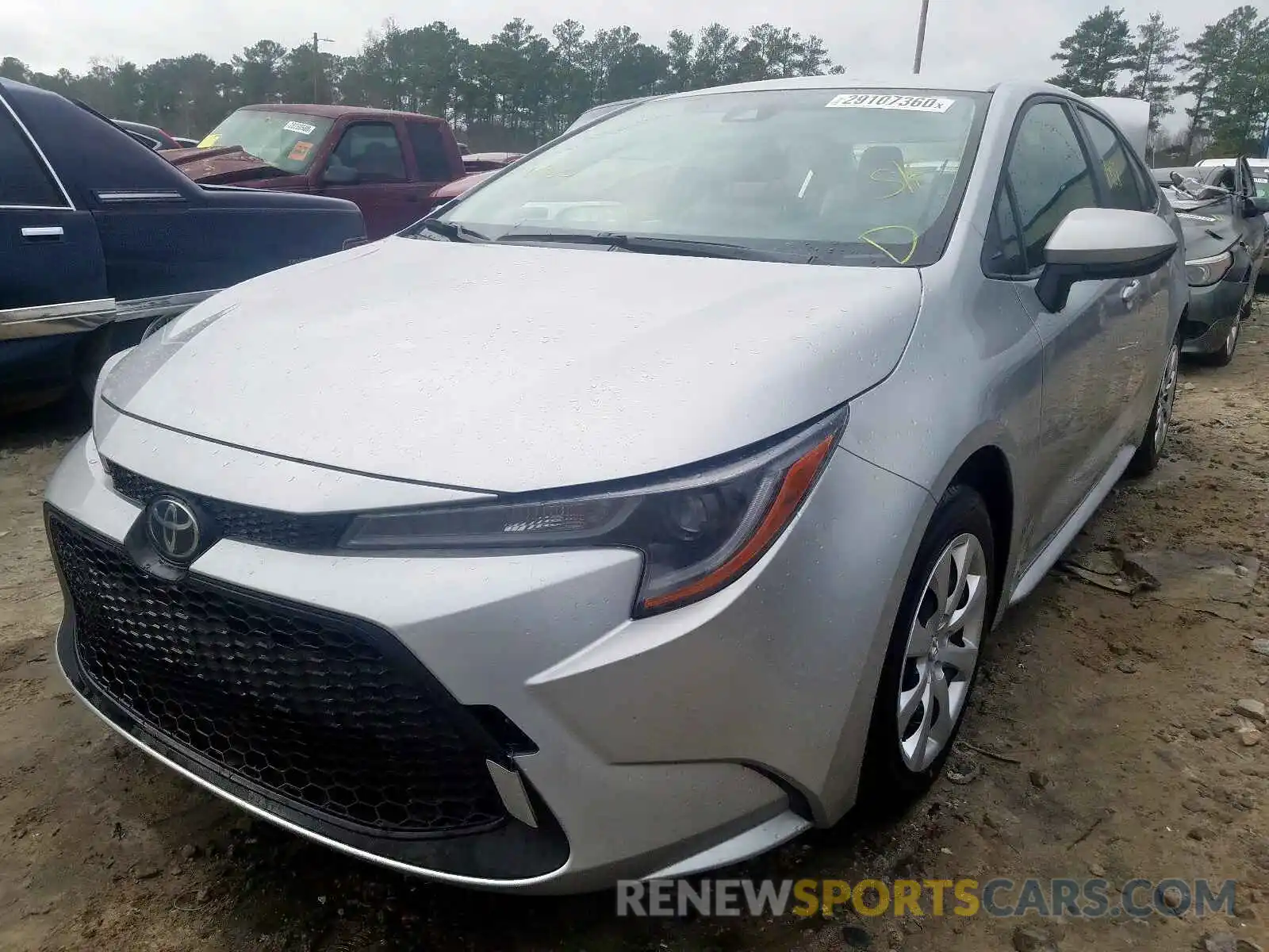 2 Photograph of a damaged car JTDEPRAE1LJ066037 TOYOTA COROLLA 2020