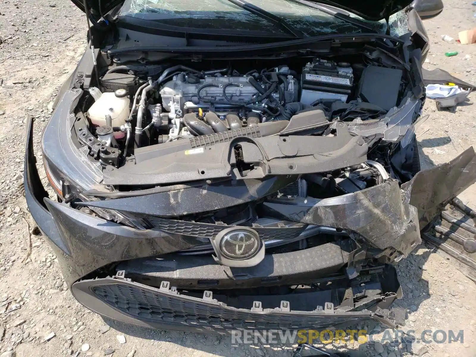 7 Photograph of a damaged car JTDEPRAE1LJ066247 TOYOTA COROLLA 2020