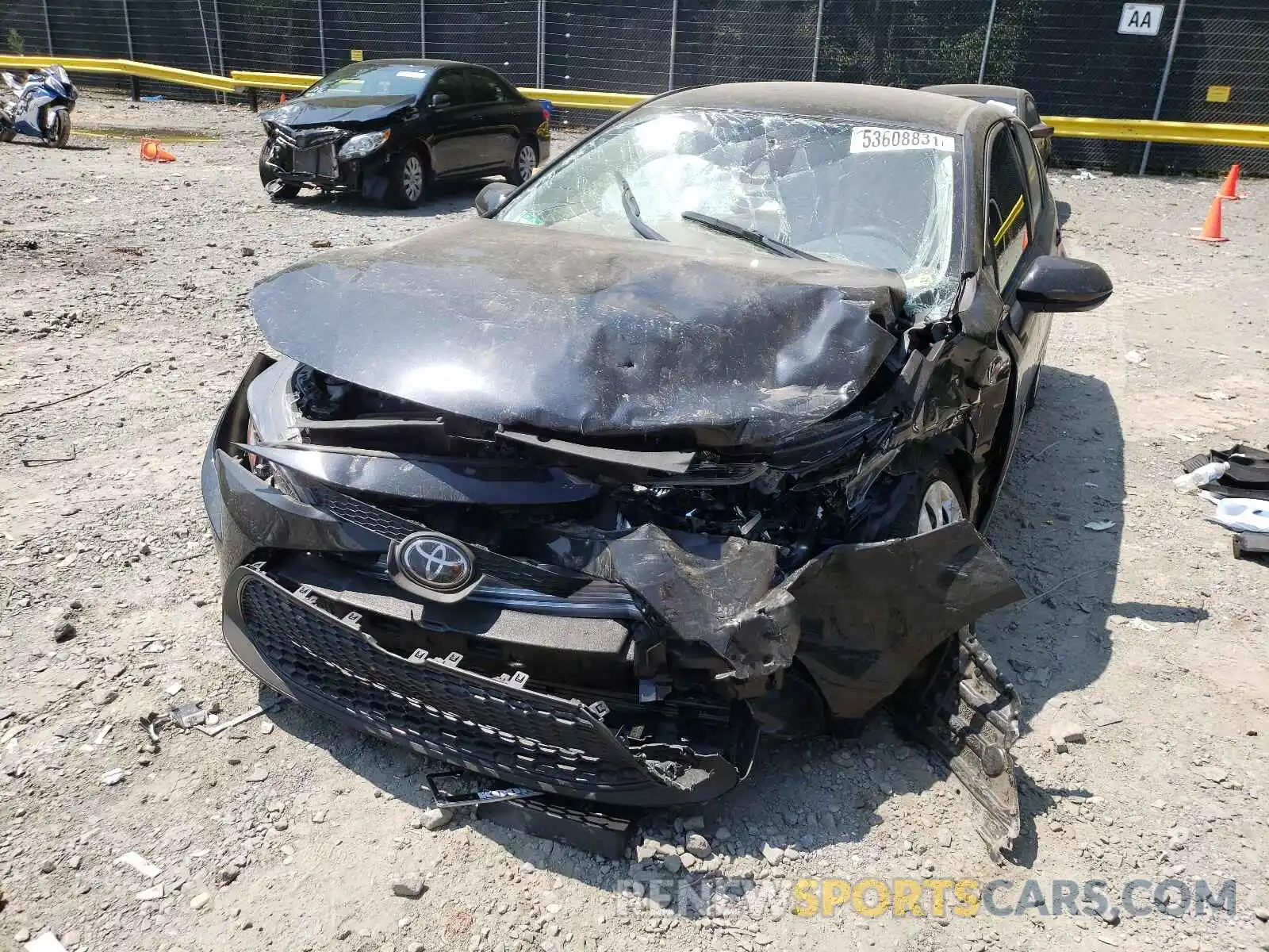 9 Photograph of a damaged car JTDEPRAE1LJ066247 TOYOTA COROLLA 2020