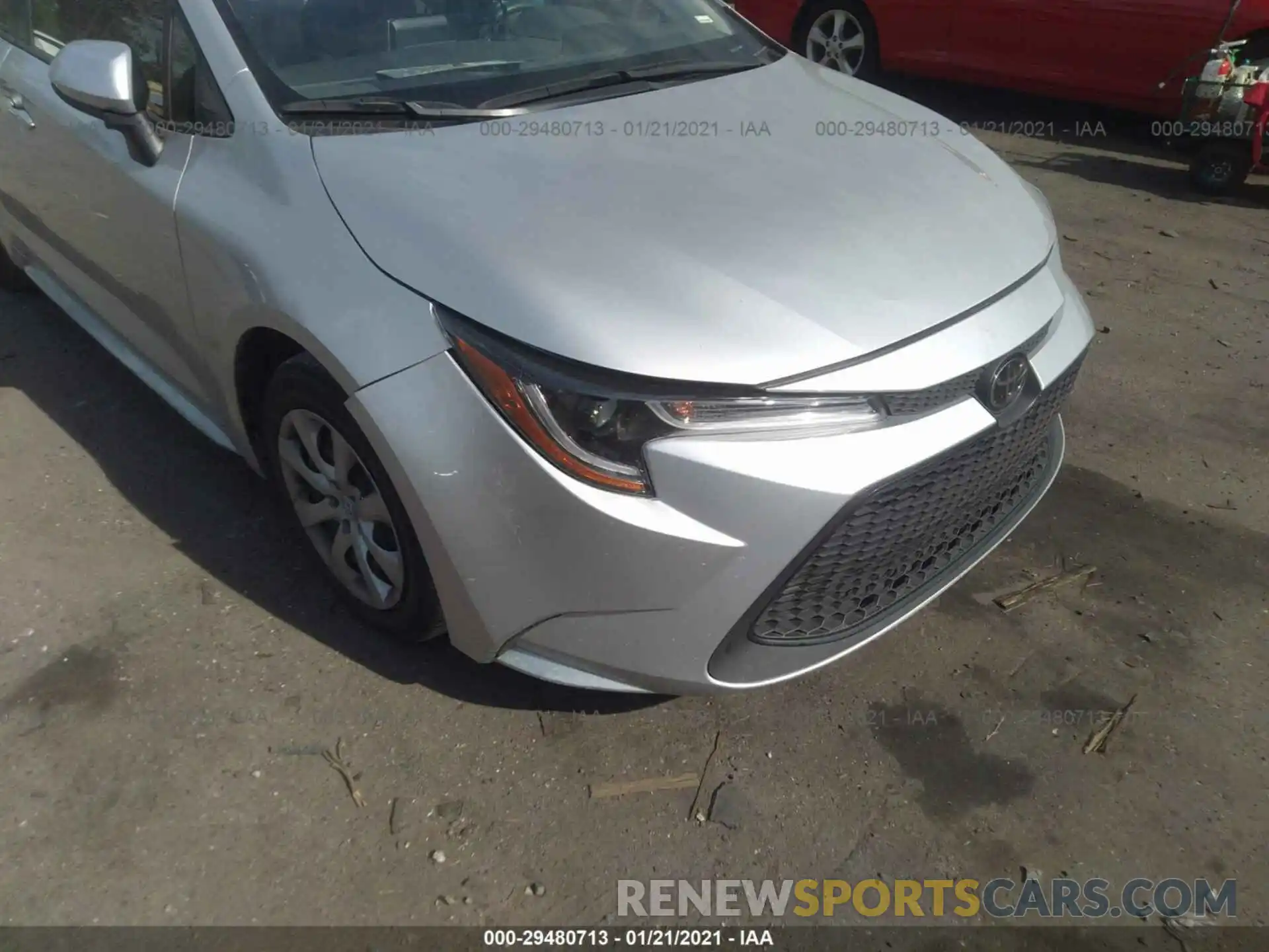 6 Photograph of a damaged car JTDEPRAE1LJ068998 TOYOTA COROLLA 2020