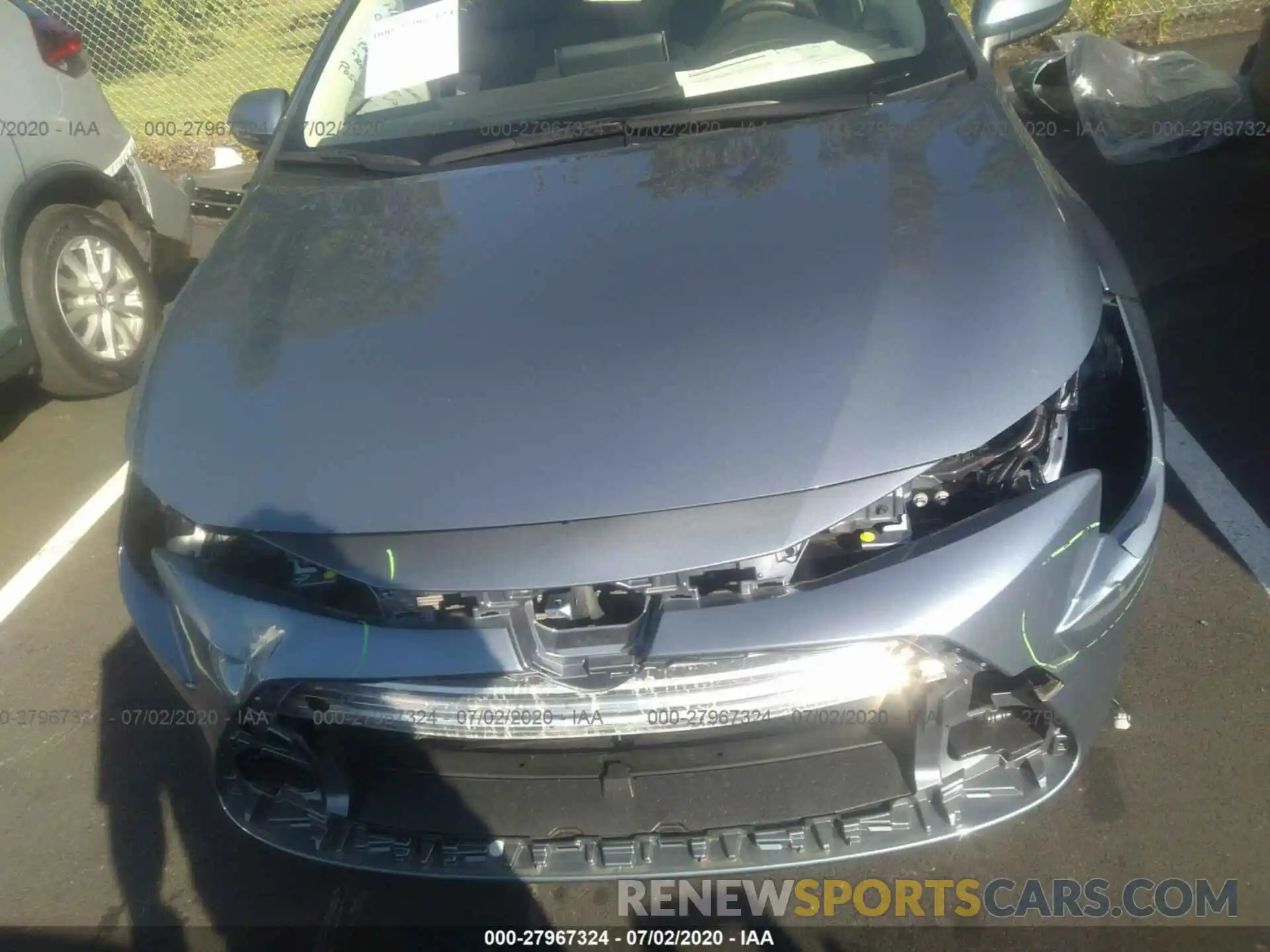 6 Photograph of a damaged car JTDEPRAE1LJ069147 TOYOTA COROLLA 2020