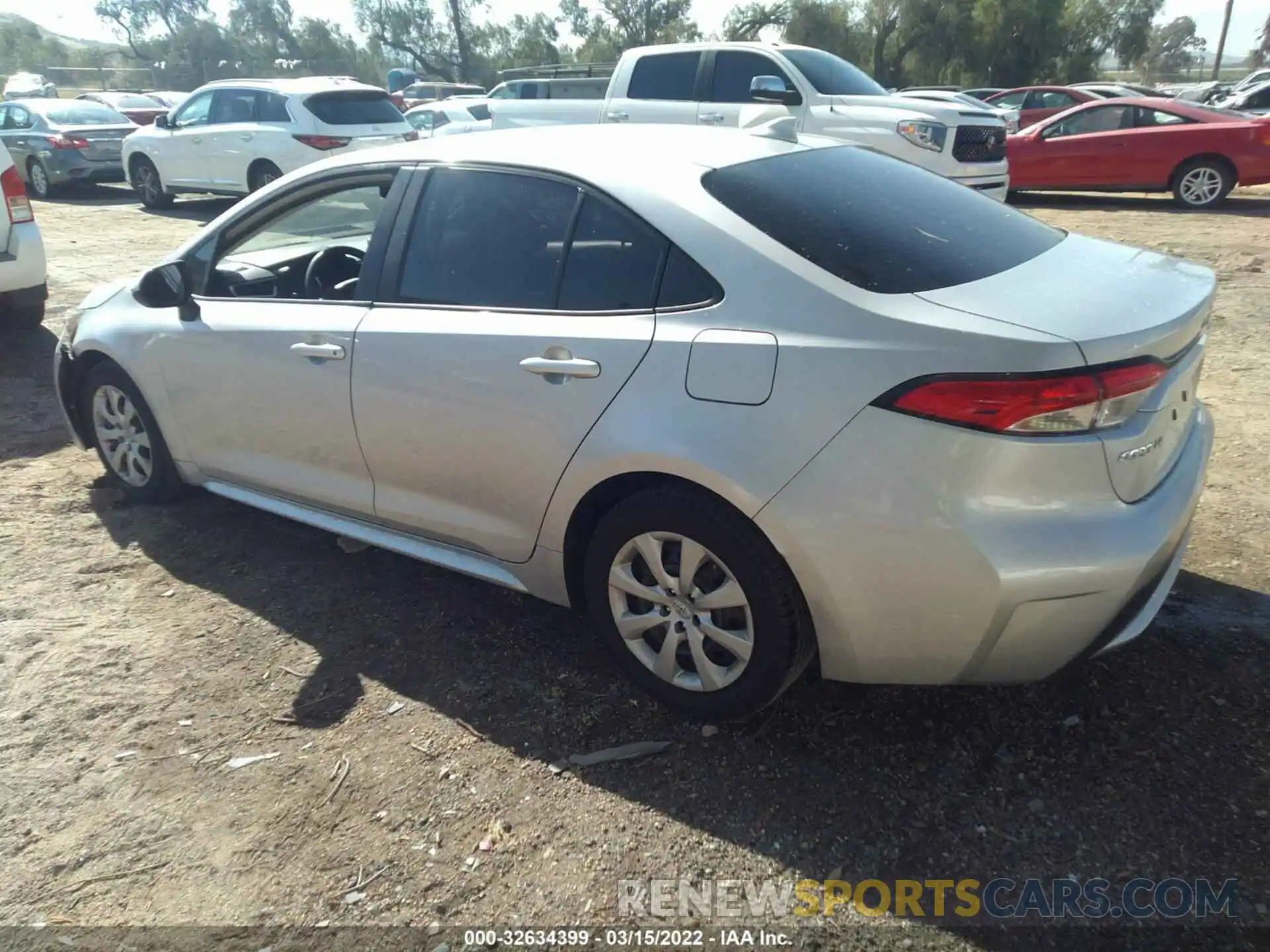 3 Photograph of a damaged car JTDEPRAE1LJ070914 TOYOTA COROLLA 2020