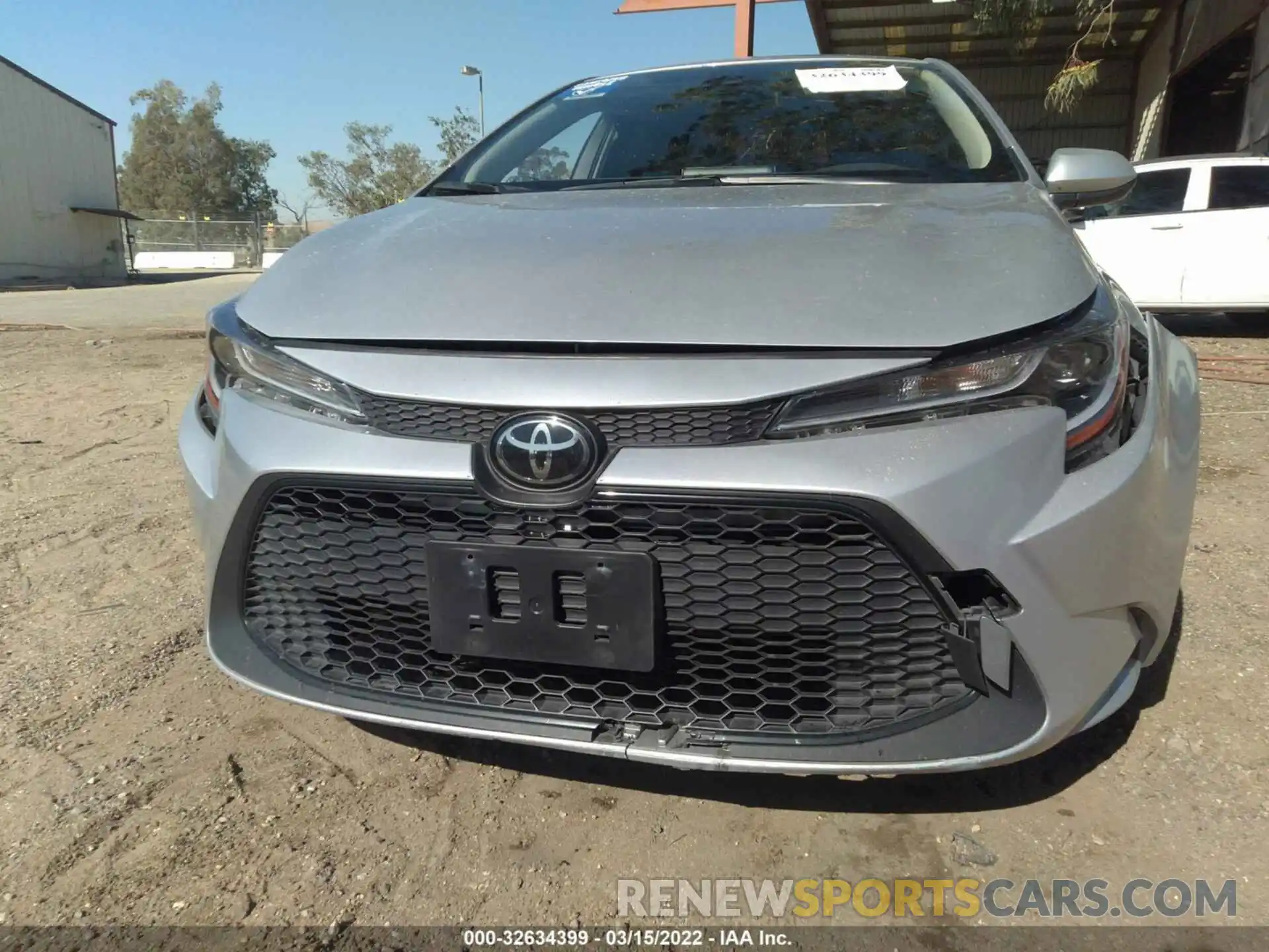 6 Photograph of a damaged car JTDEPRAE1LJ070914 TOYOTA COROLLA 2020