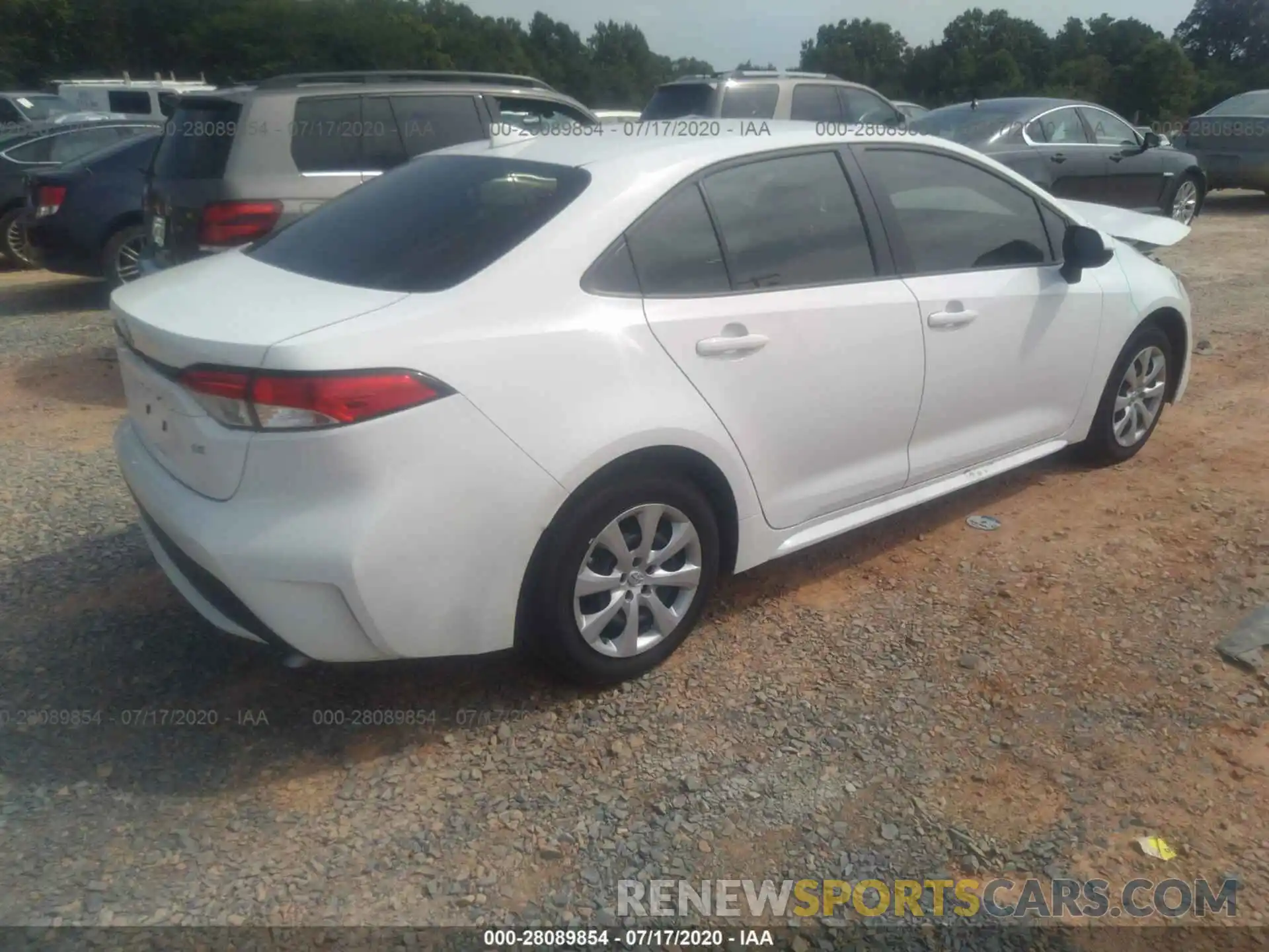 4 Photograph of a damaged car JTDEPRAE1LJ071058 TOYOTA COROLLA 2020