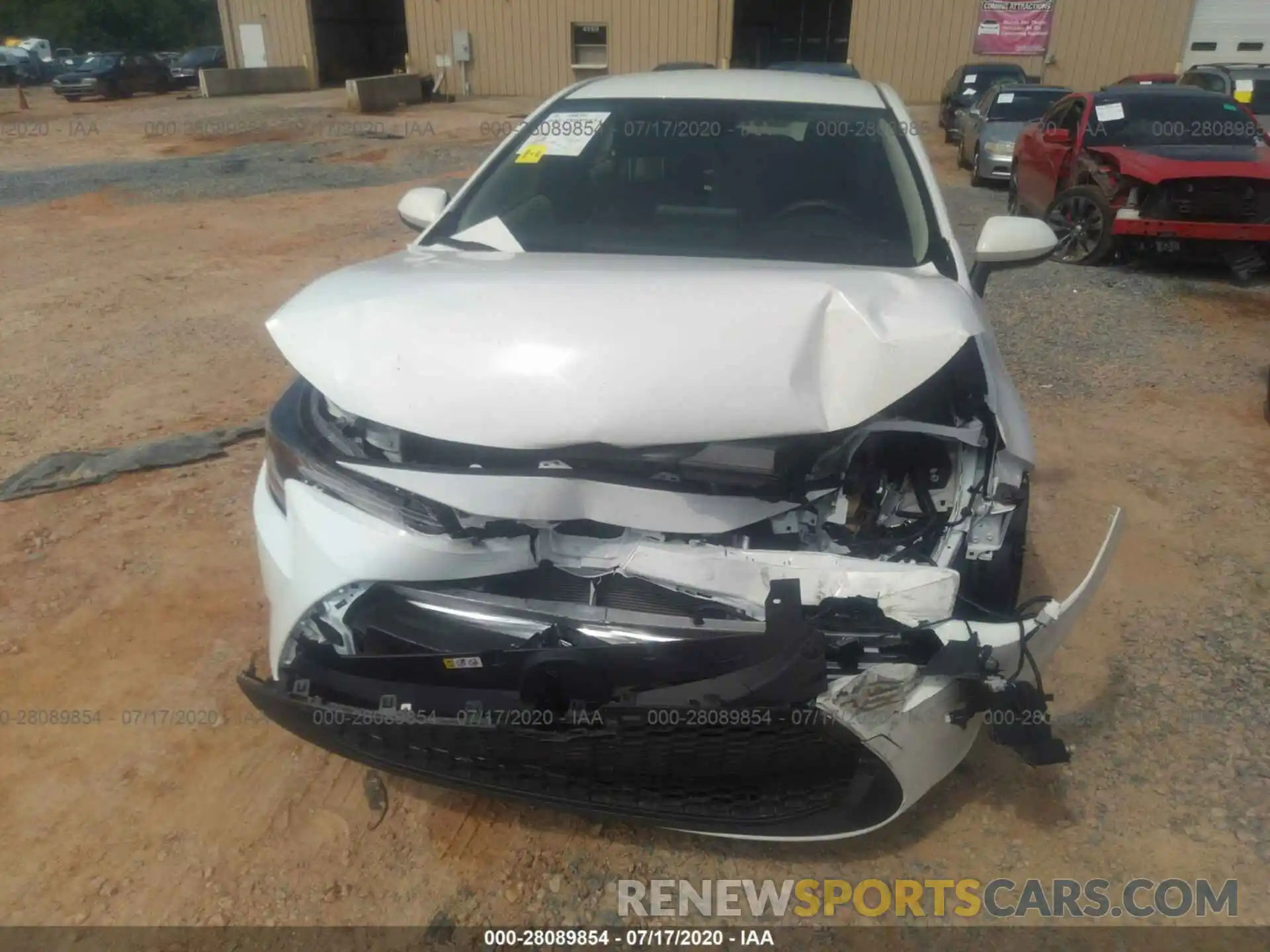 6 Photograph of a damaged car JTDEPRAE1LJ071058 TOYOTA COROLLA 2020