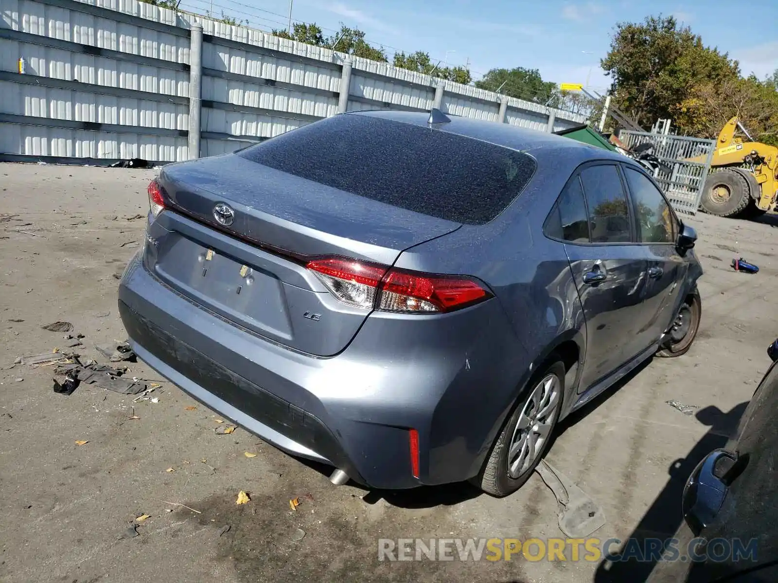 4 Photograph of a damaged car JTDEPRAE1LJ072243 TOYOTA COROLLA 2020