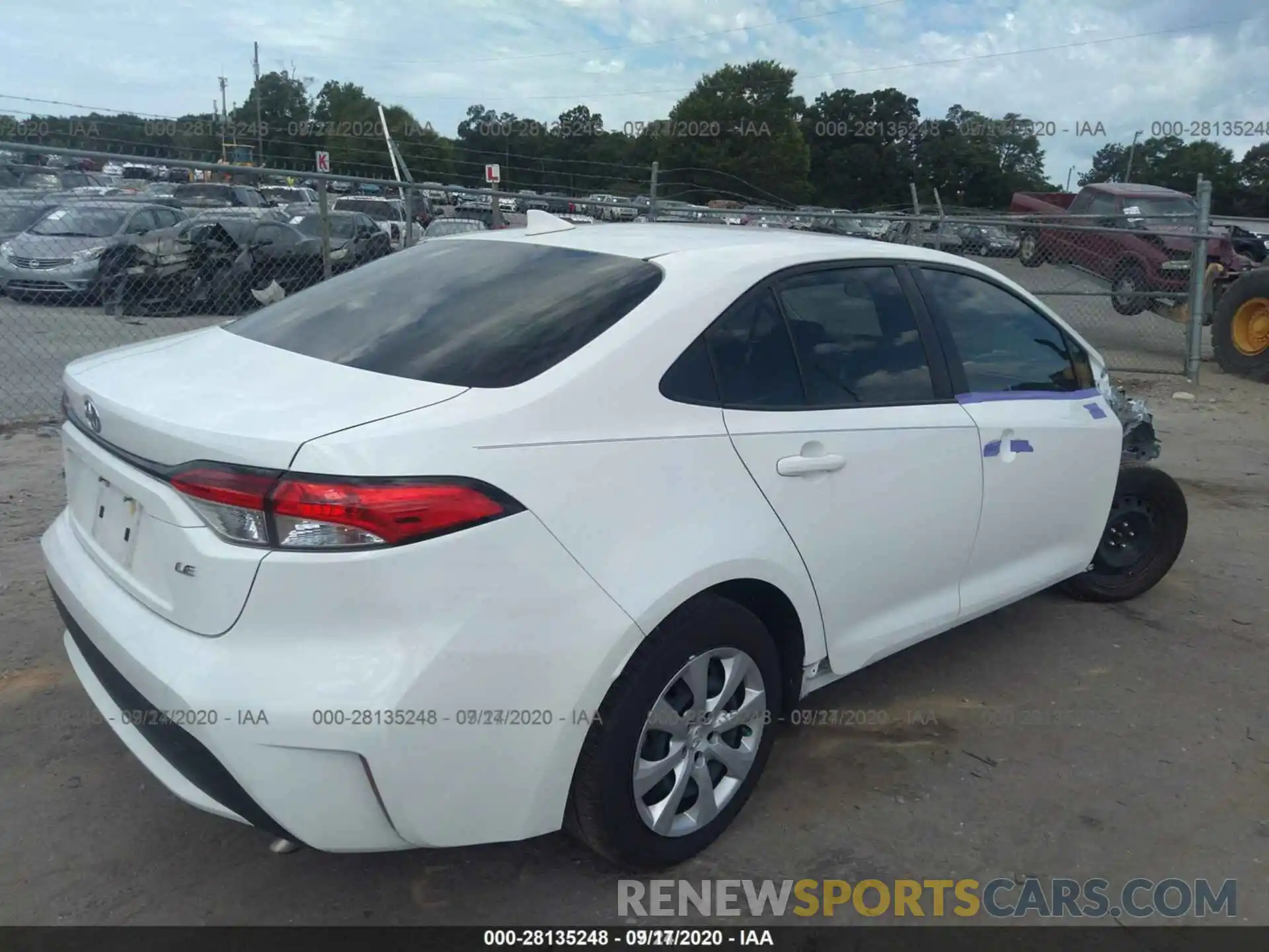 15 Photograph of a damaged car JTDEPRAE1LJ072260 TOYOTA COROLLA 2020