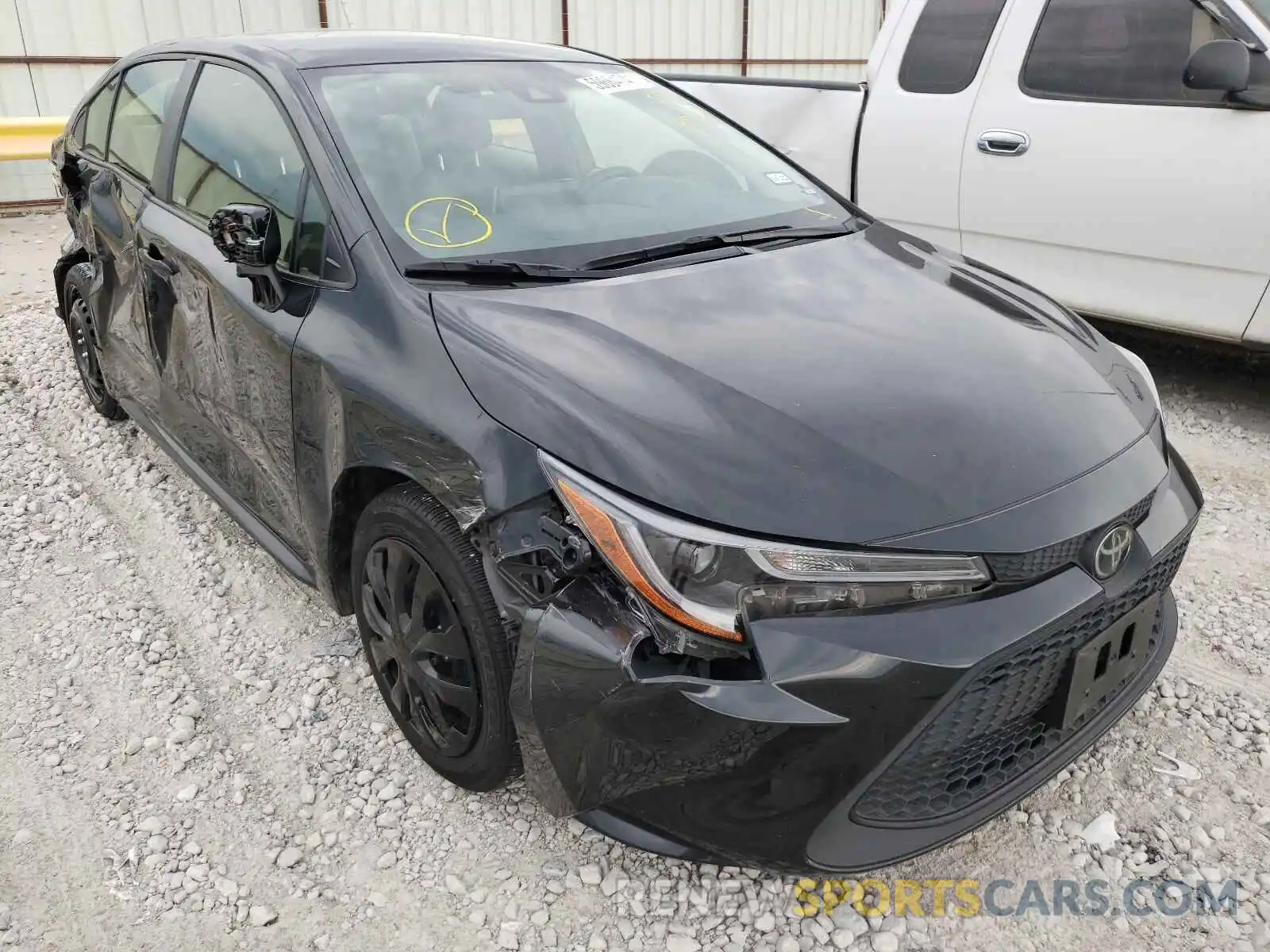 1 Photograph of a damaged car JTDEPRAE1LJ072551 TOYOTA COROLLA 2020