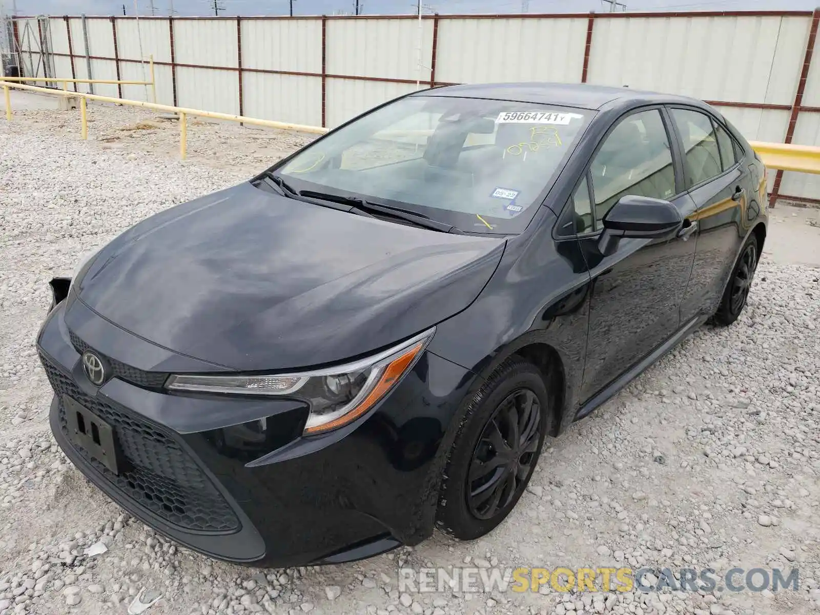 2 Photograph of a damaged car JTDEPRAE1LJ072551 TOYOTA COROLLA 2020