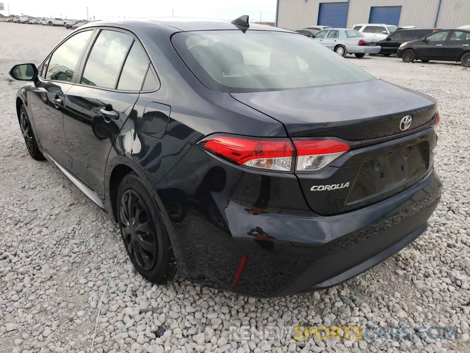 3 Photograph of a damaged car JTDEPRAE1LJ072551 TOYOTA COROLLA 2020