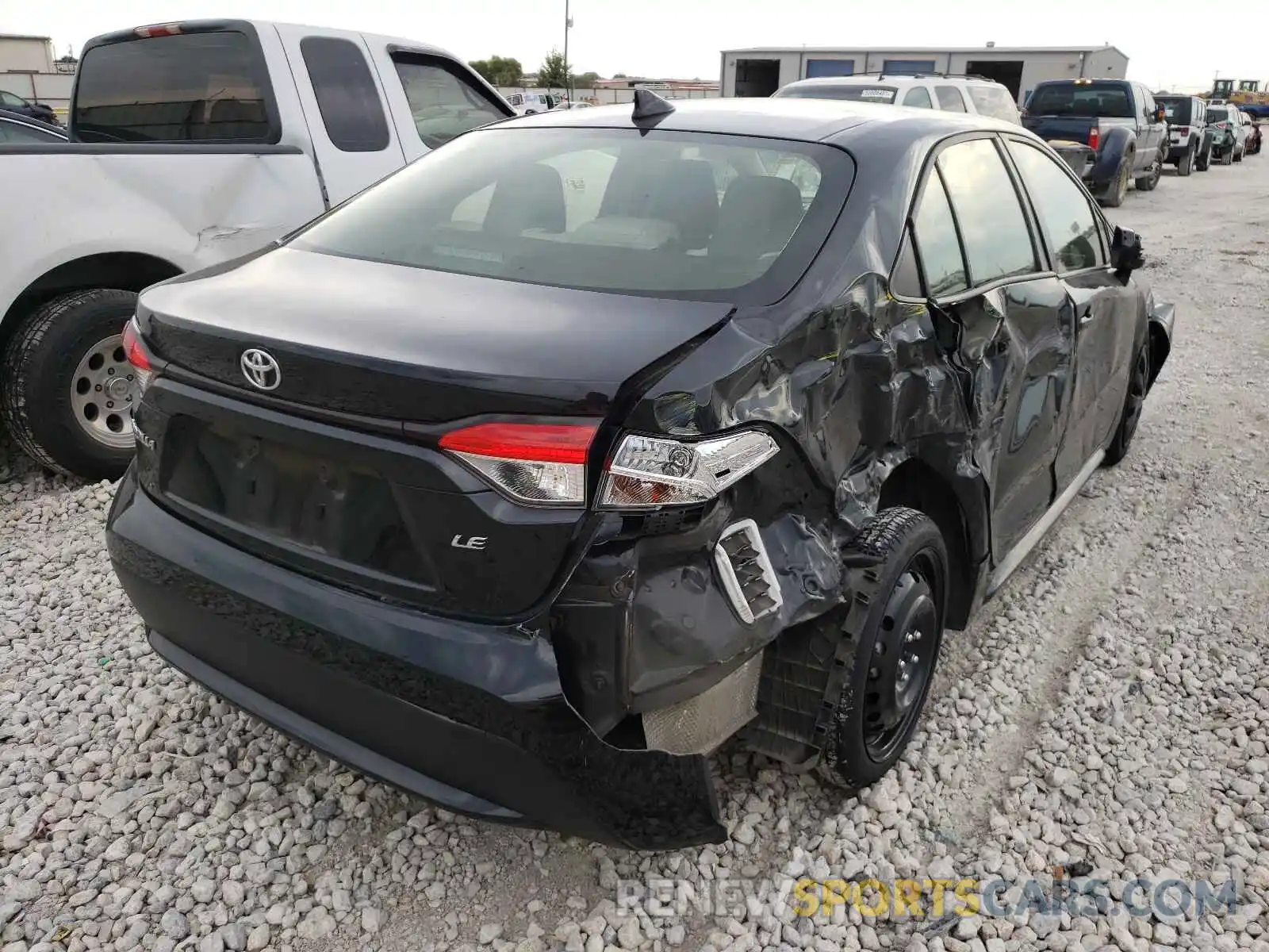 4 Photograph of a damaged car JTDEPRAE1LJ072551 TOYOTA COROLLA 2020