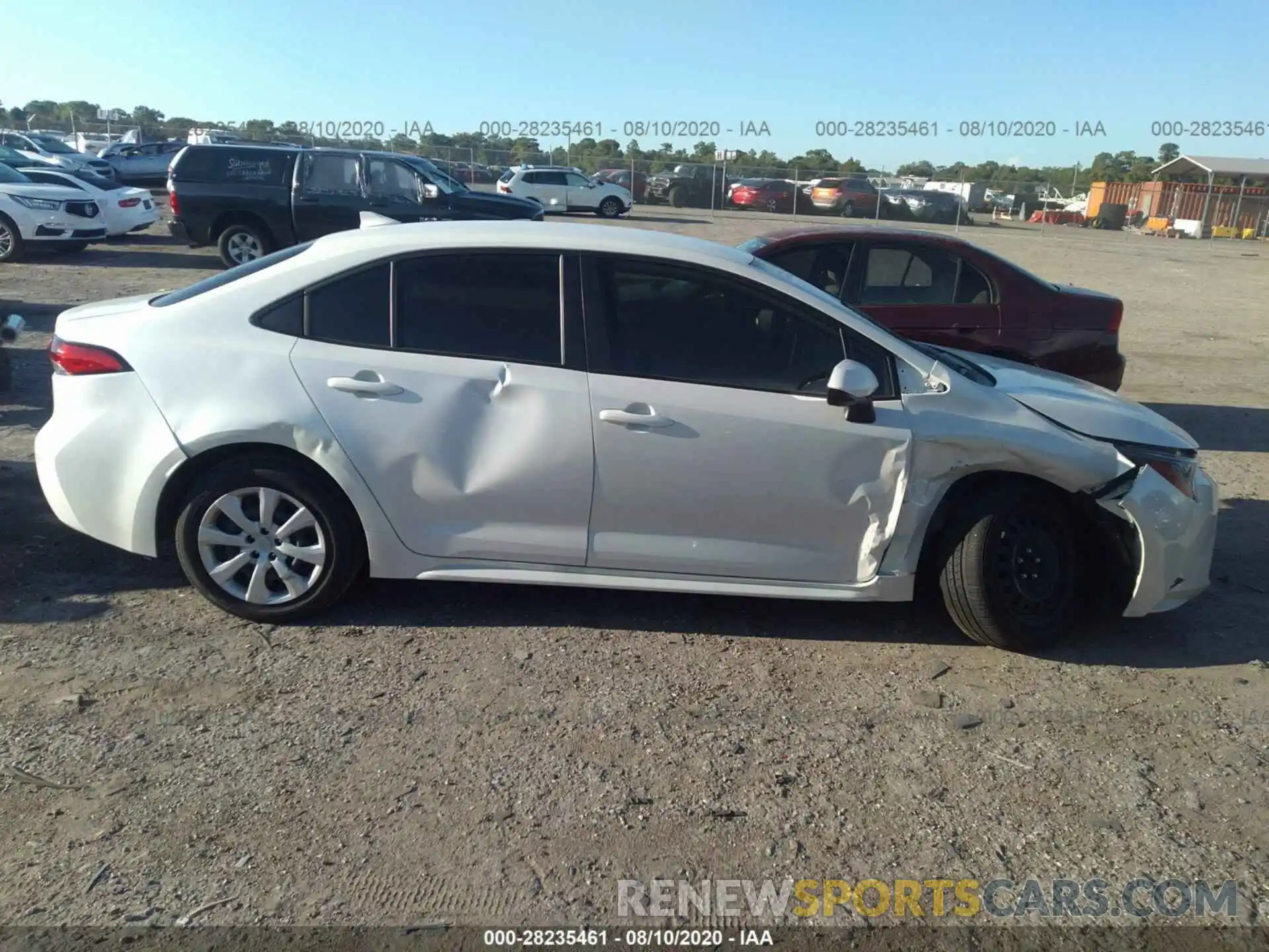 6 Photograph of a damaged car JTDEPRAE1LJ073845 TOYOTA COROLLA 2020