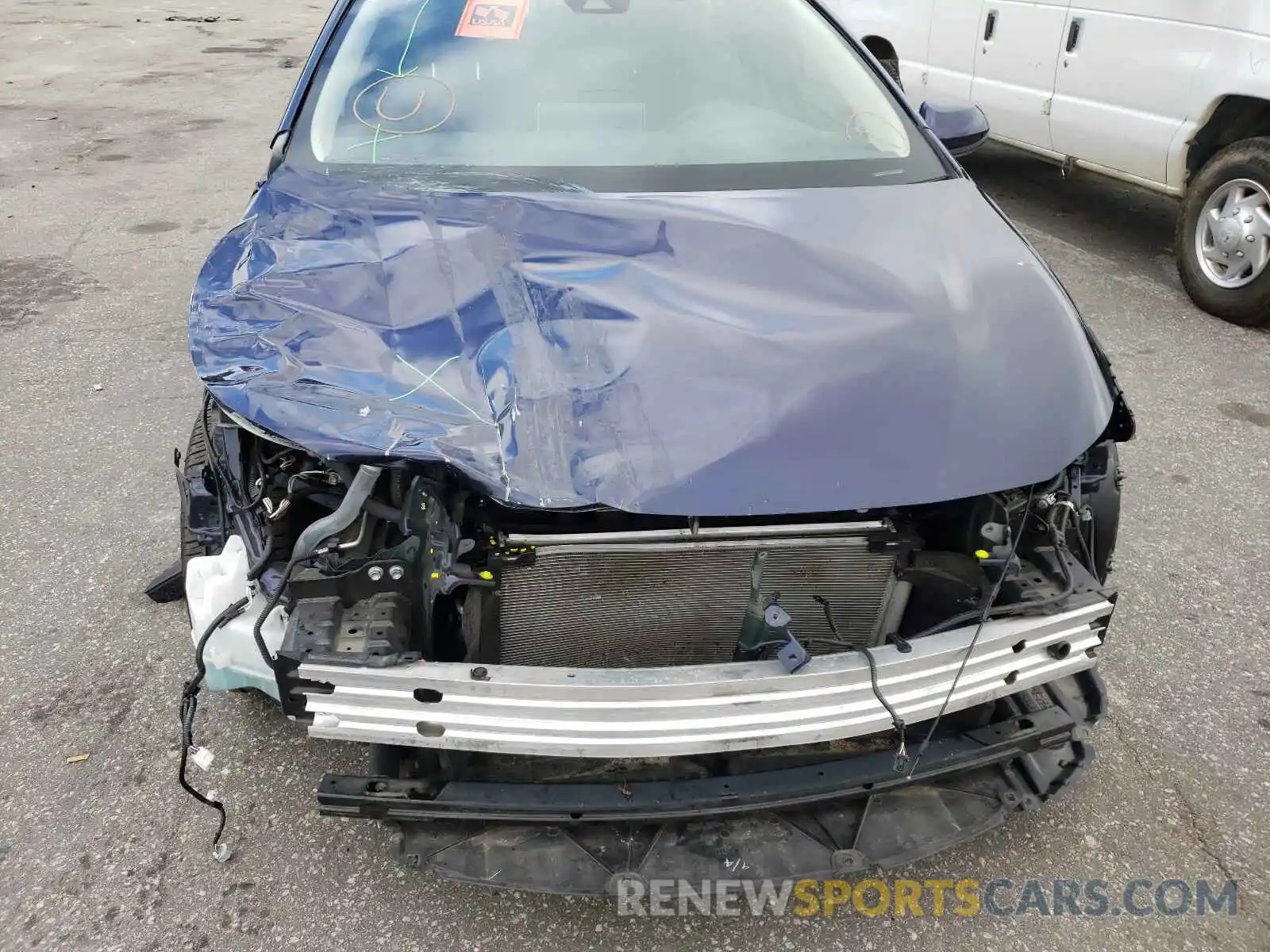 9 Photograph of a damaged car JTDEPRAE1LJ074848 TOYOTA COROLLA 2020