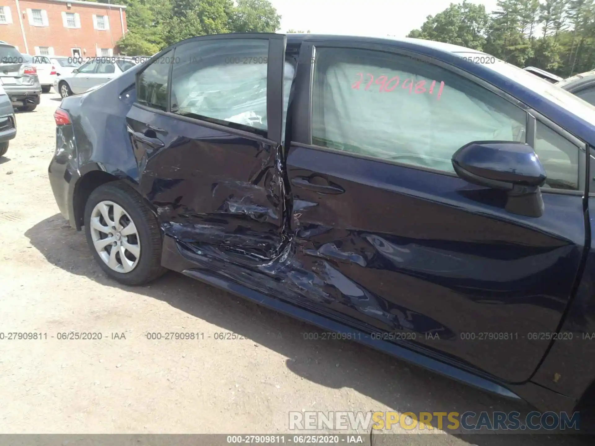 6 Photograph of a damaged car JTDEPRAE1LJ075188 TOYOTA COROLLA 2020