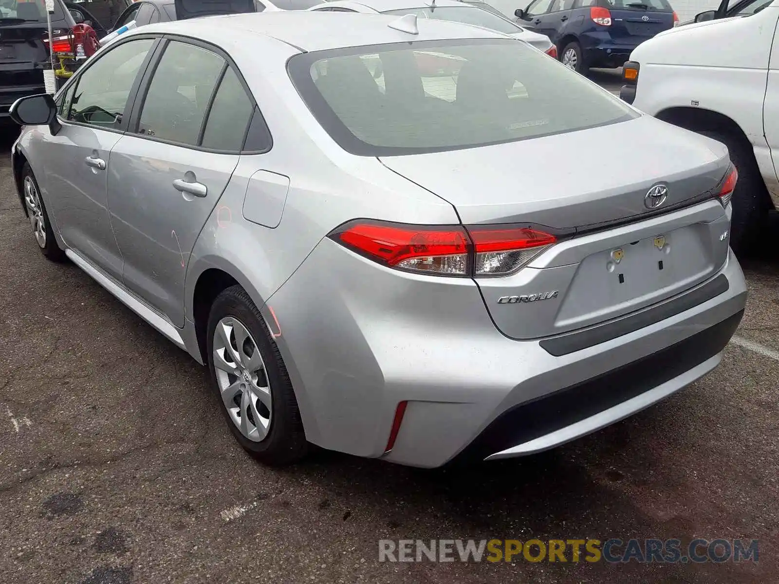 3 Photograph of a damaged car JTDEPRAE1LJ076664 TOYOTA COROLLA 2020