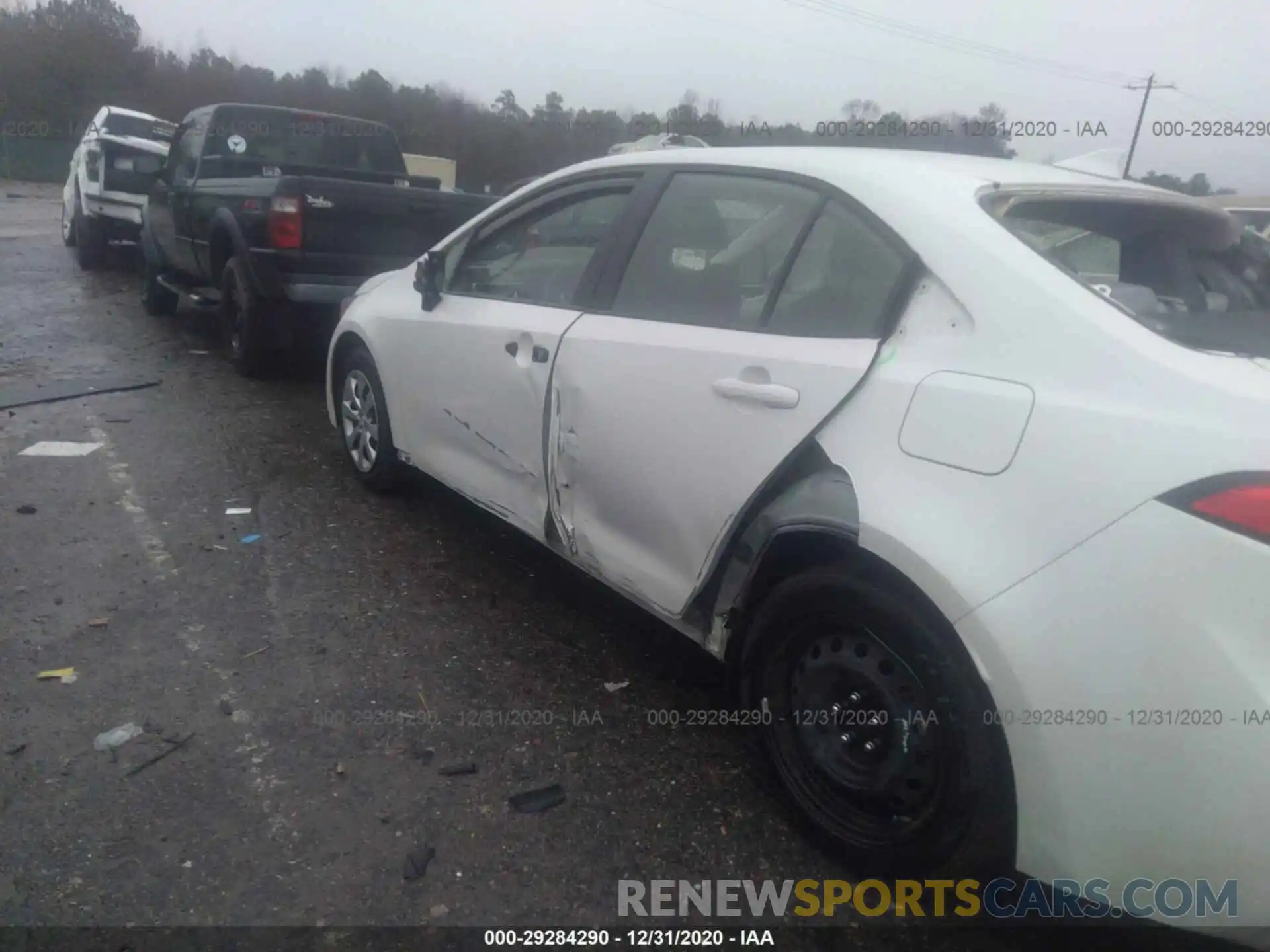 6 Photograph of a damaged car JTDEPRAE1LJ077202 TOYOTA COROLLA 2020