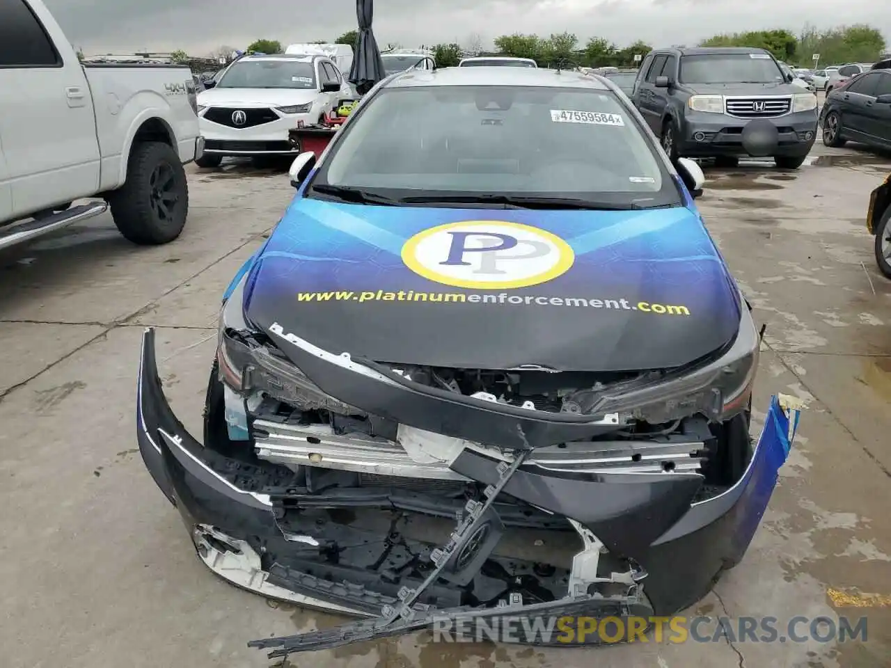 5 Photograph of a damaged car JTDEPRAE1LJ079662 TOYOTA COROLLA 2020