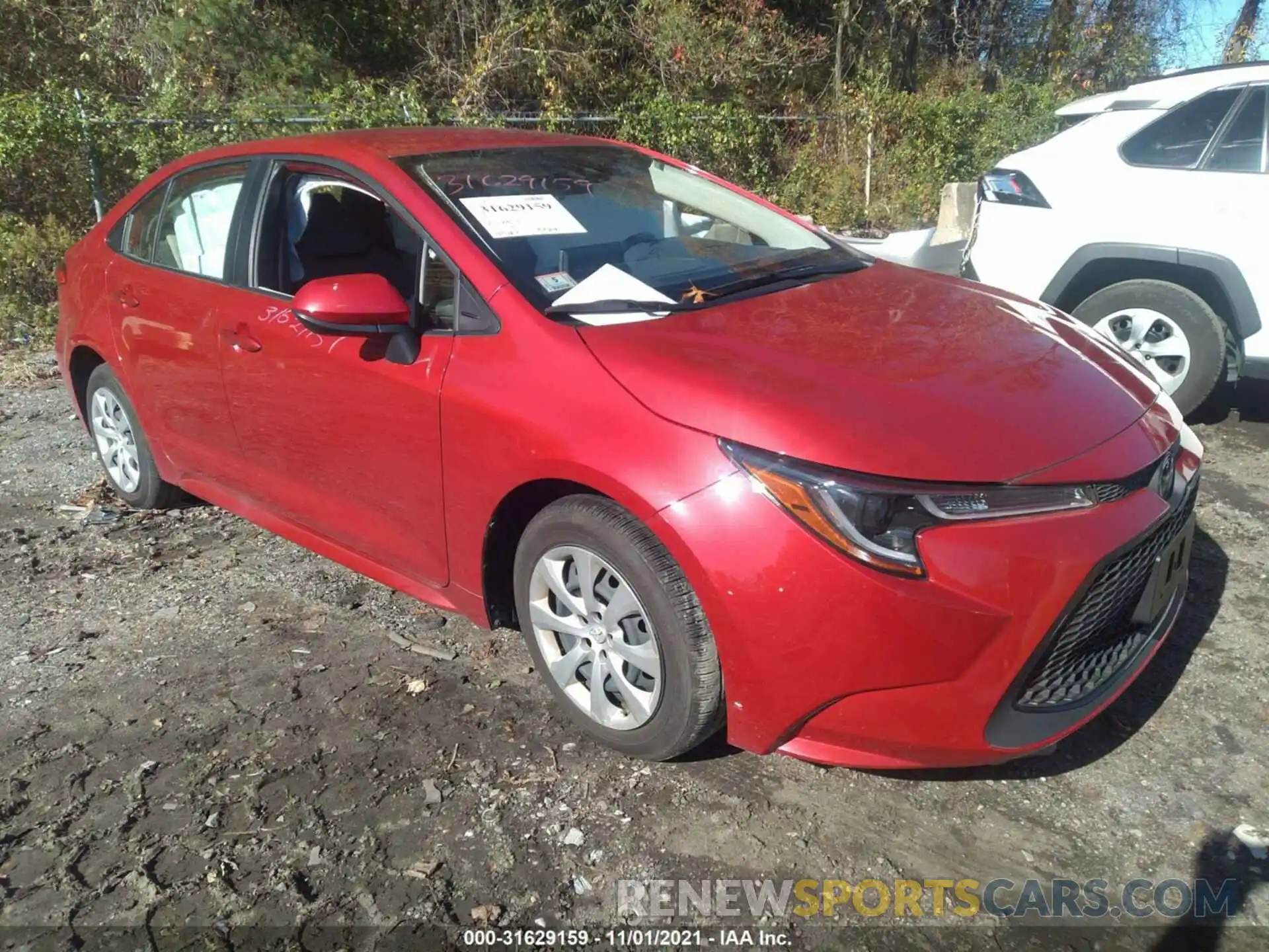 1 Photograph of a damaged car JTDEPRAE1LJ081900 TOYOTA COROLLA 2020