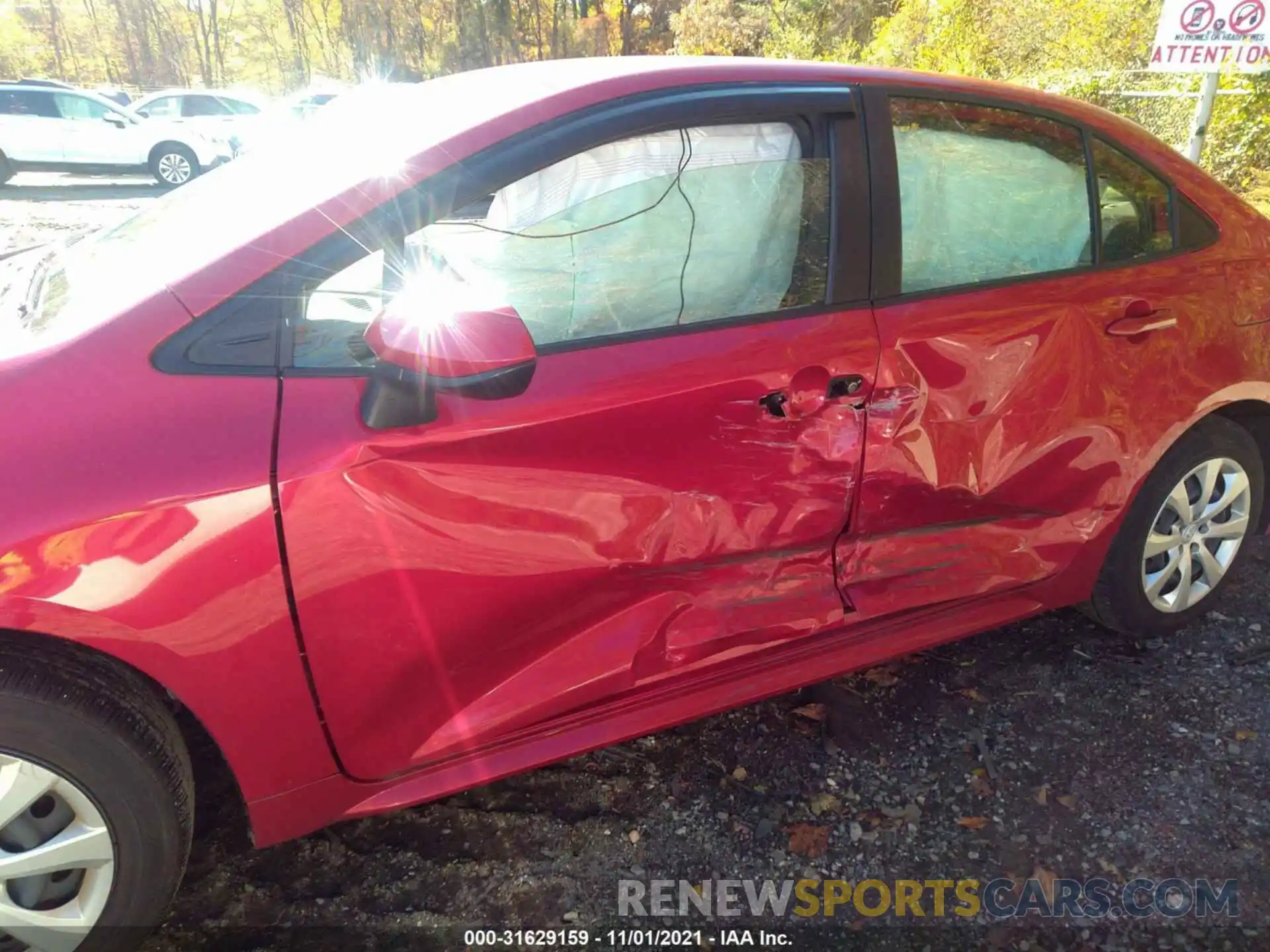 6 Photograph of a damaged car JTDEPRAE1LJ081900 TOYOTA COROLLA 2020