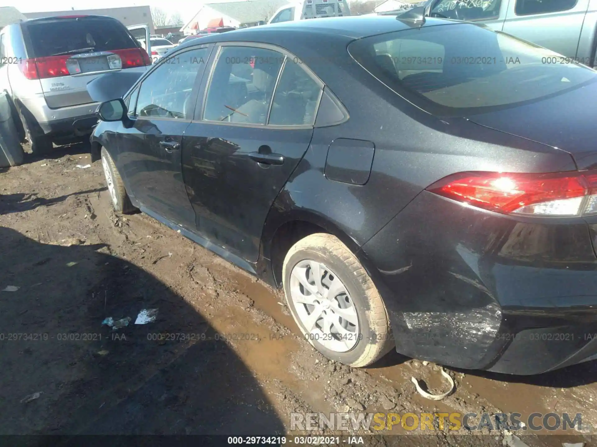 3 Photograph of a damaged car JTDEPRAE1LJ083016 TOYOTA COROLLA 2020