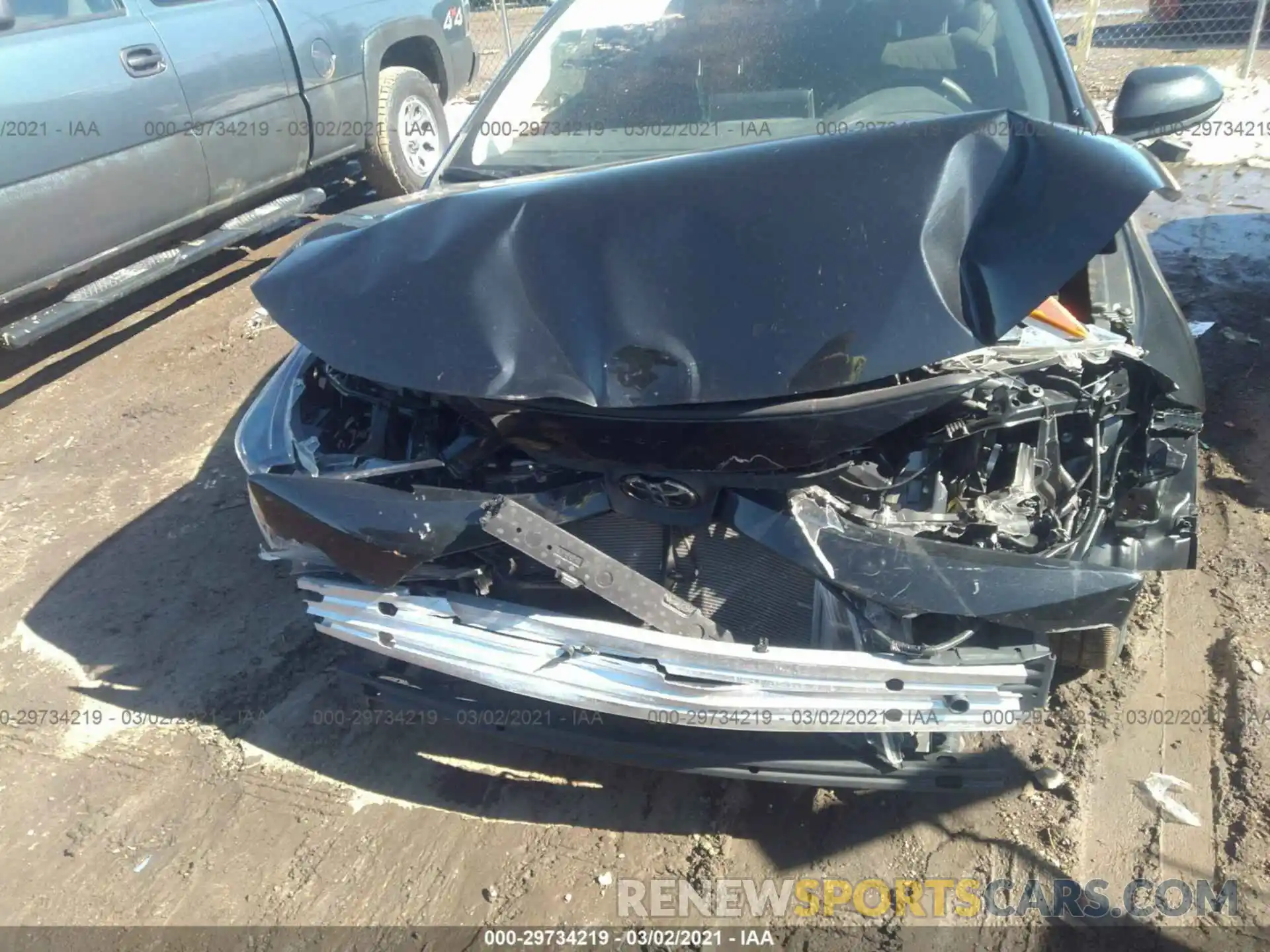 6 Photograph of a damaged car JTDEPRAE1LJ083016 TOYOTA COROLLA 2020