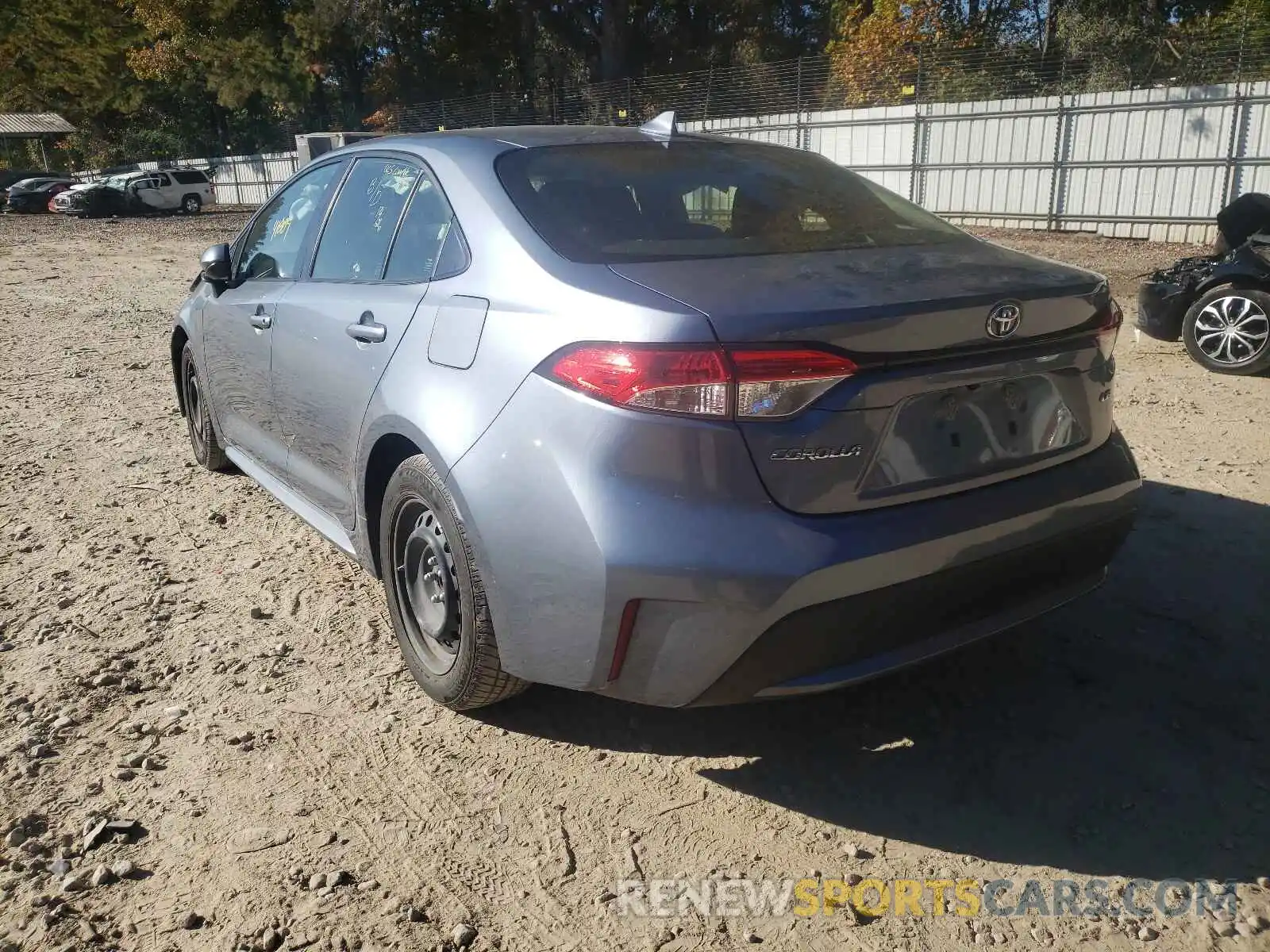 3 Photograph of a damaged car JTDEPRAE1LJ083582 TOYOTA COROLLA 2020