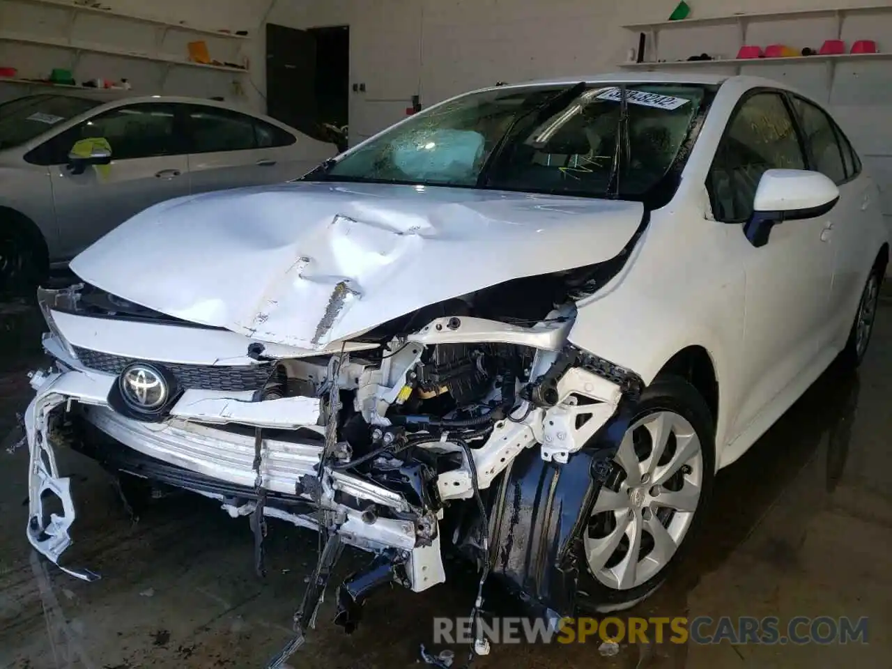 2 Photograph of a damaged car JTDEPRAE1LJ084795 TOYOTA COROLLA 2020