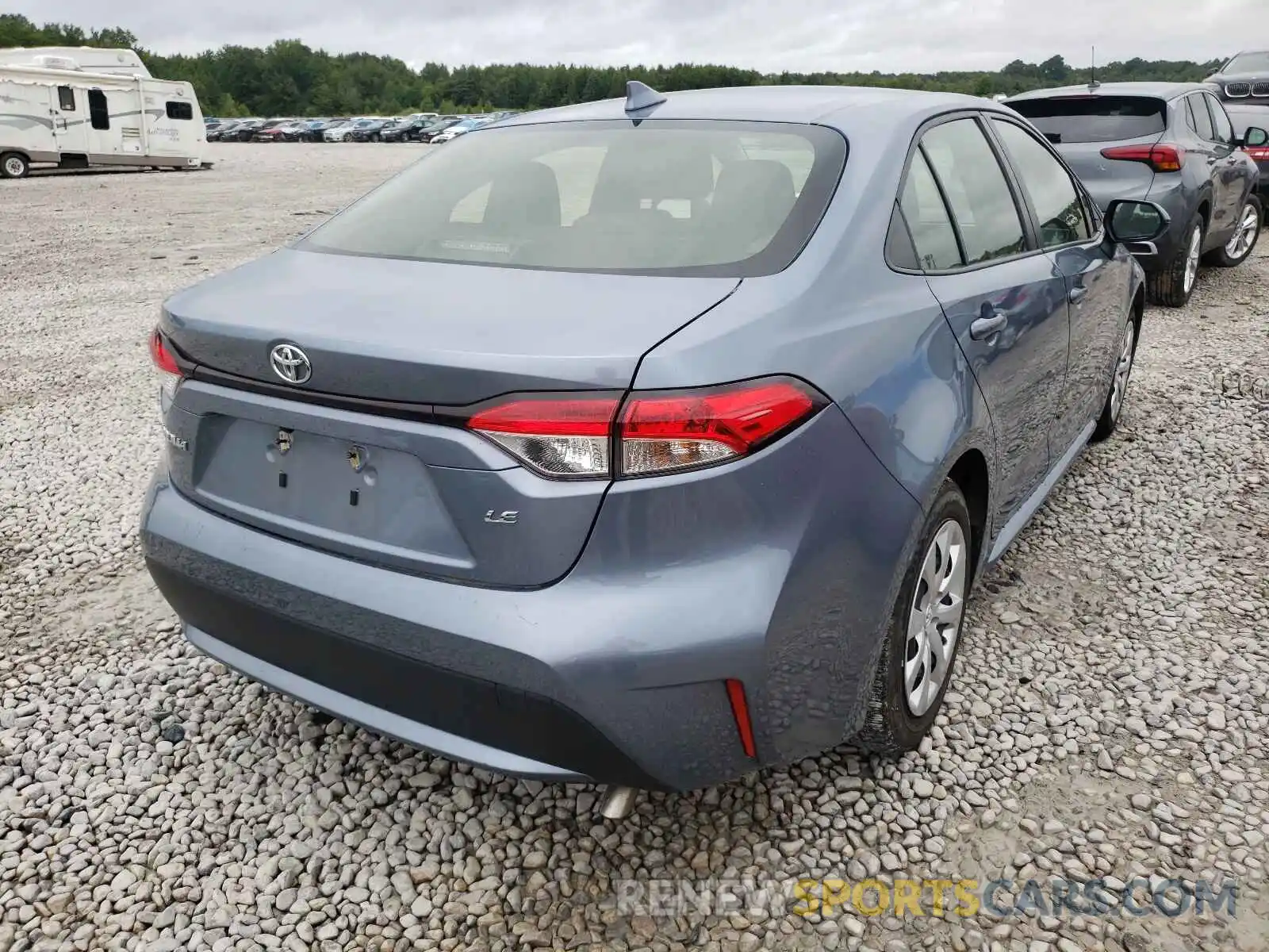 4 Photograph of a damaged car JTDEPRAE1LJ085543 TOYOTA COROLLA 2020