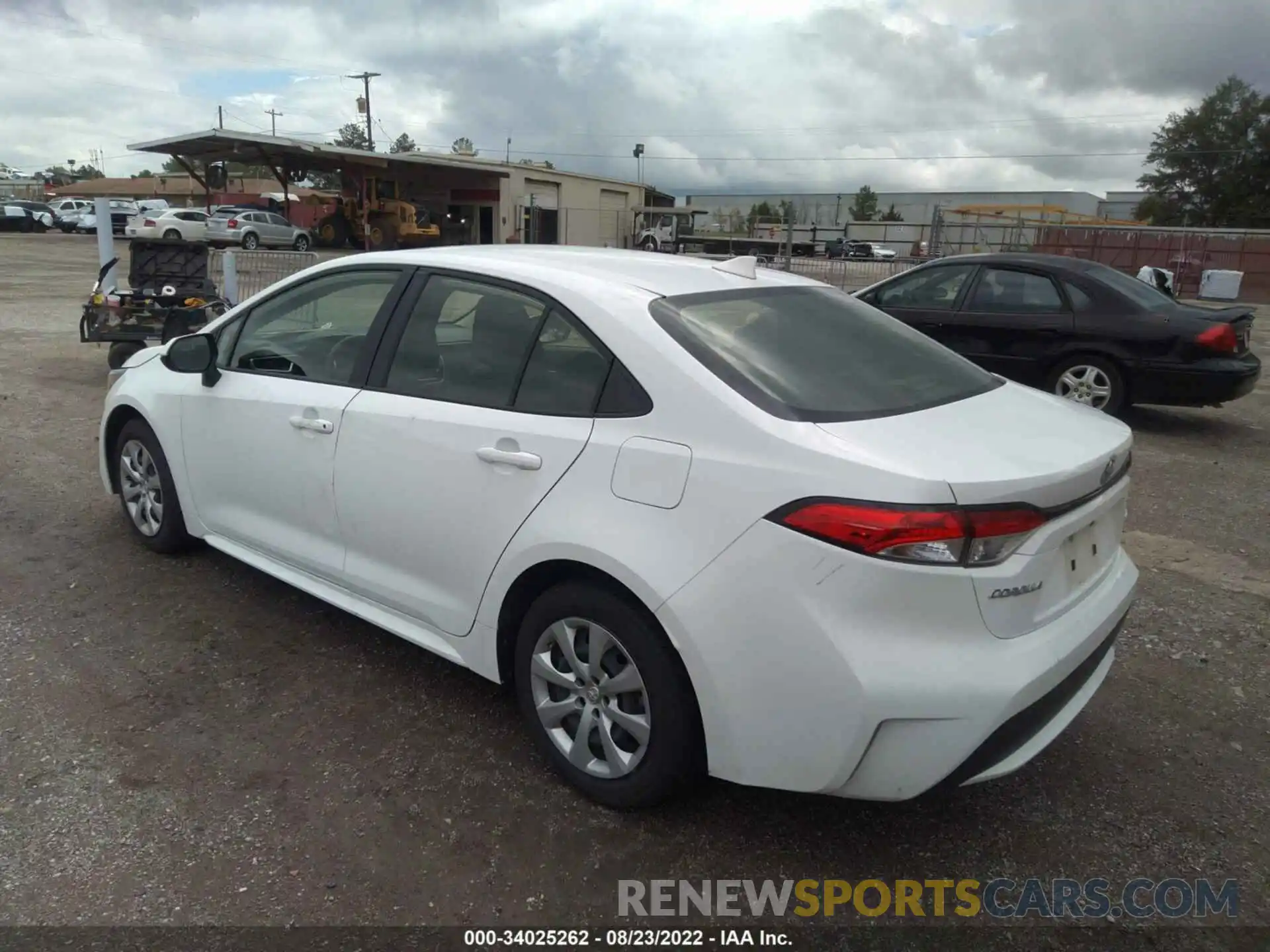 3 Photograph of a damaged car JTDEPRAE1LJ085705 TOYOTA COROLLA 2020