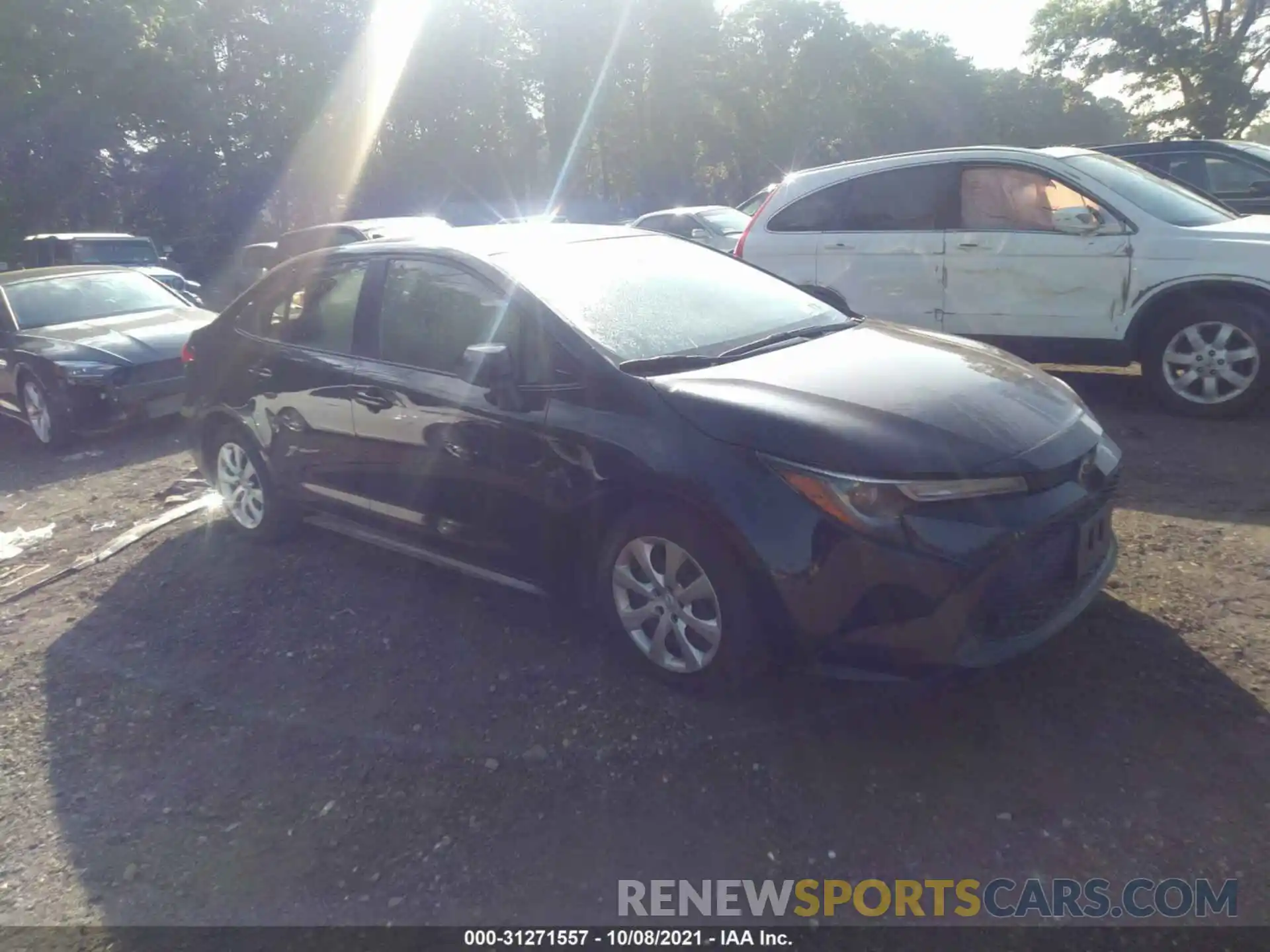 1 Photograph of a damaged car JTDEPRAE1LJ085848 TOYOTA COROLLA 2020