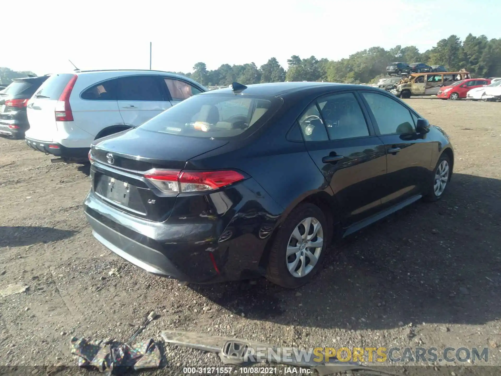 4 Photograph of a damaged car JTDEPRAE1LJ085848 TOYOTA COROLLA 2020