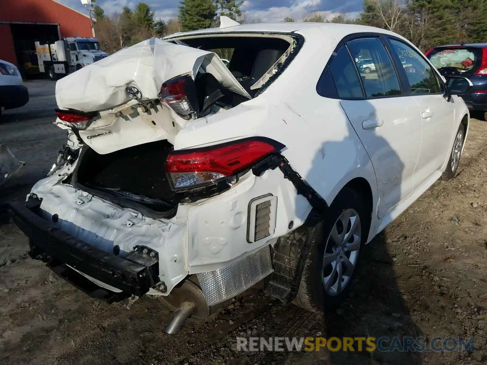 4 Photograph of a damaged car JTDEPRAE1LJ086238 TOYOTA COROLLA 2020