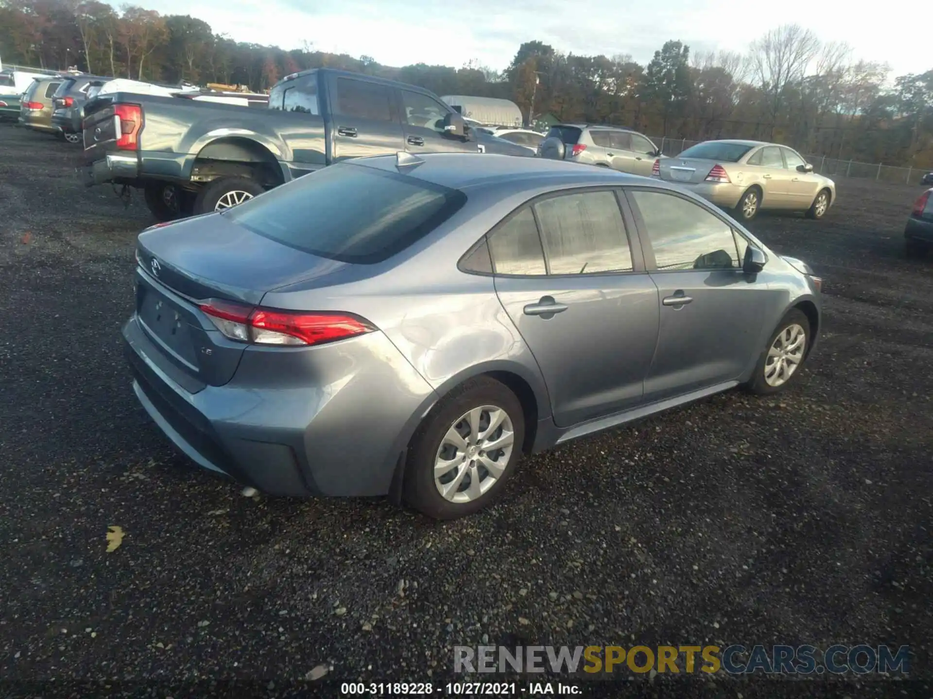 4 Photograph of a damaged car JTDEPRAE1LJ087762 TOYOTA COROLLA 2020