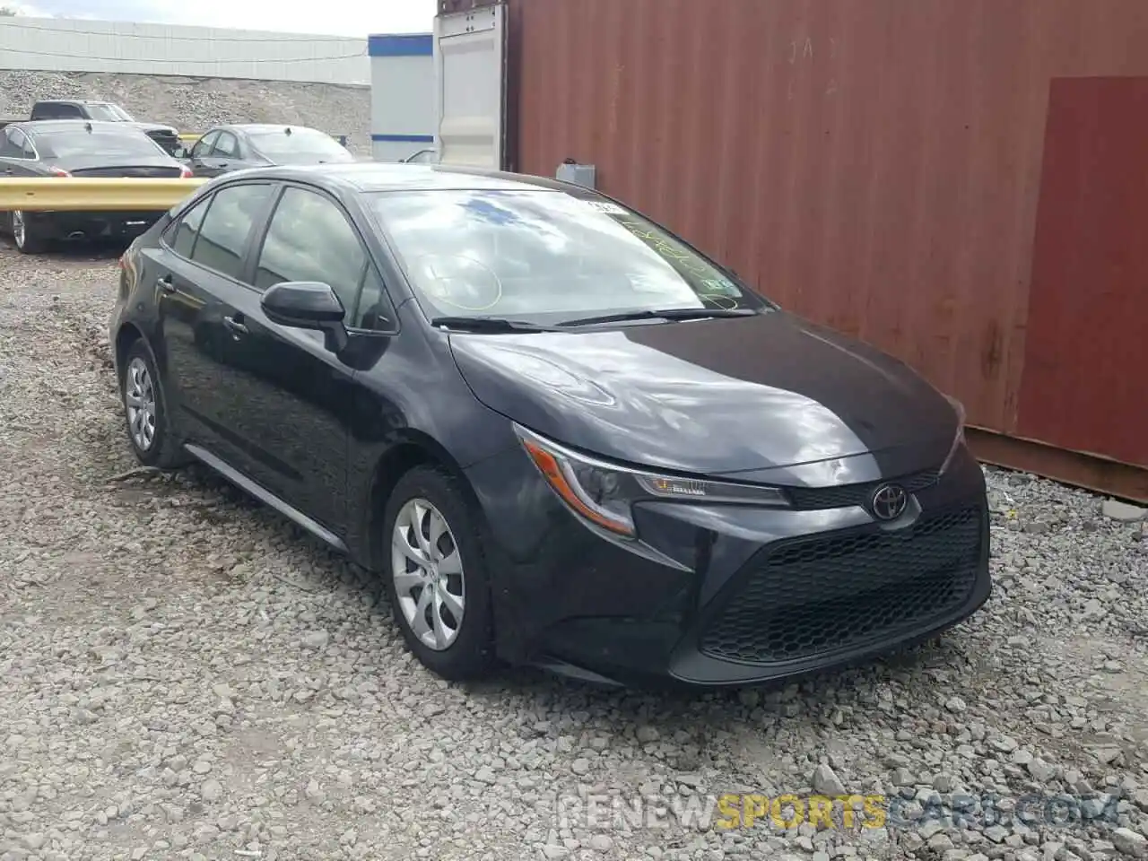 1 Photograph of a damaged car JTDEPRAE1LJ087969 TOYOTA COROLLA 2020