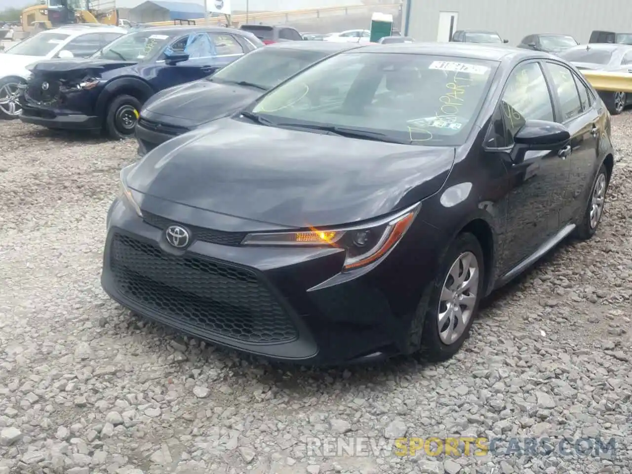 2 Photograph of a damaged car JTDEPRAE1LJ087969 TOYOTA COROLLA 2020