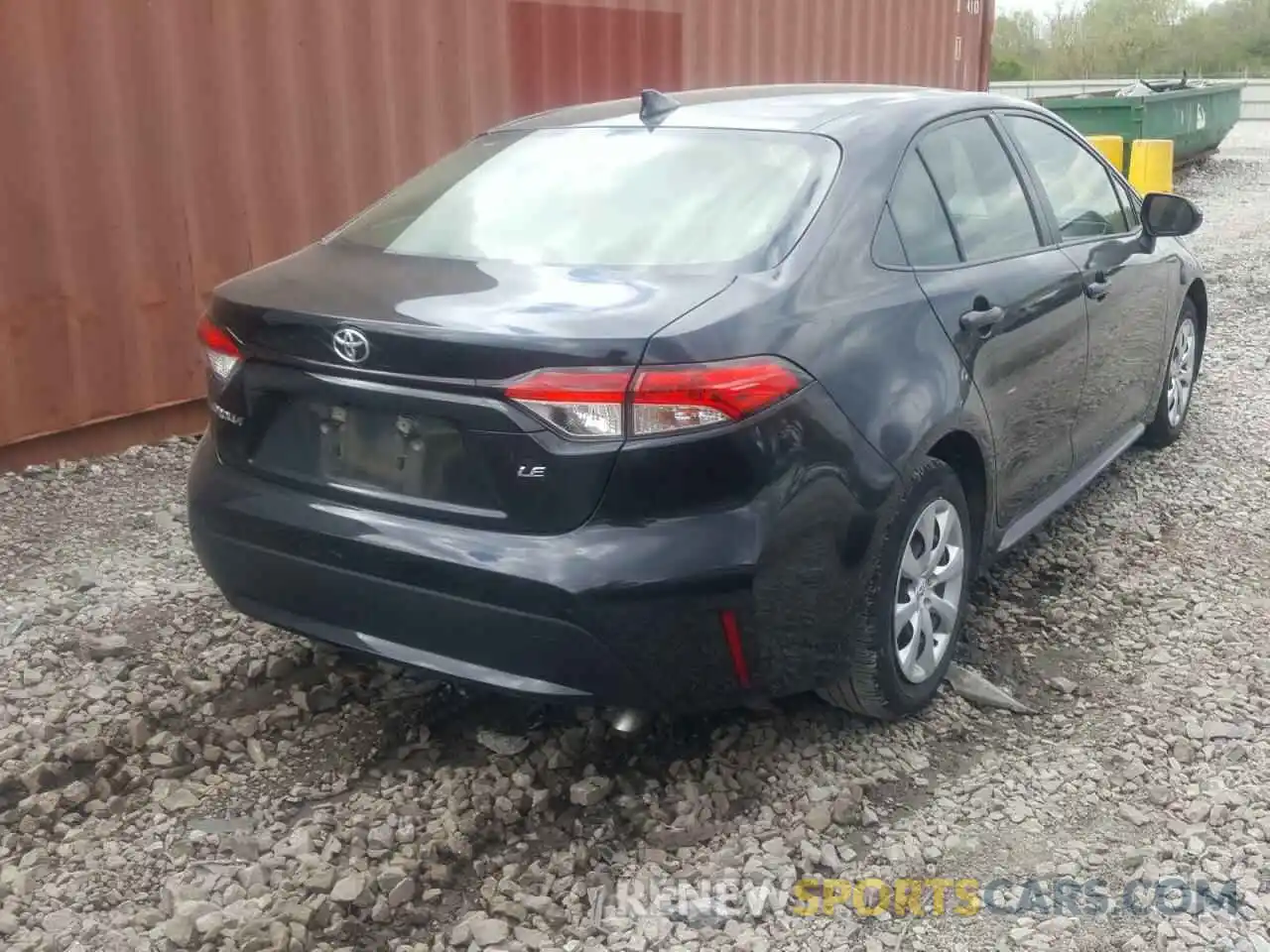 4 Photograph of a damaged car JTDEPRAE1LJ087969 TOYOTA COROLLA 2020