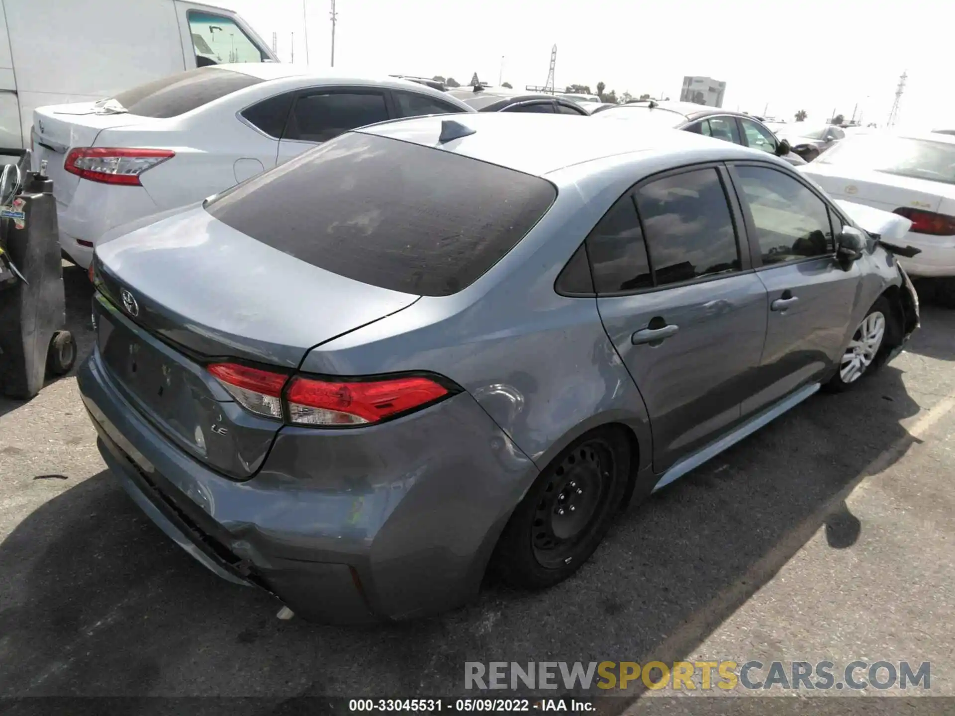 4 Photograph of a damaged car JTDEPRAE1LJ088958 TOYOTA COROLLA 2020