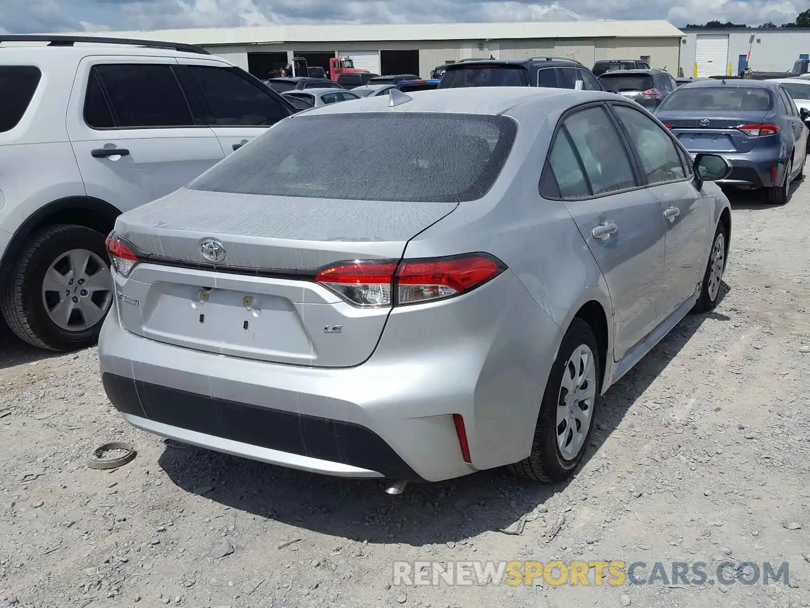 4 Photograph of a damaged car JTDEPRAE1LJ089236 TOYOTA COROLLA 2020