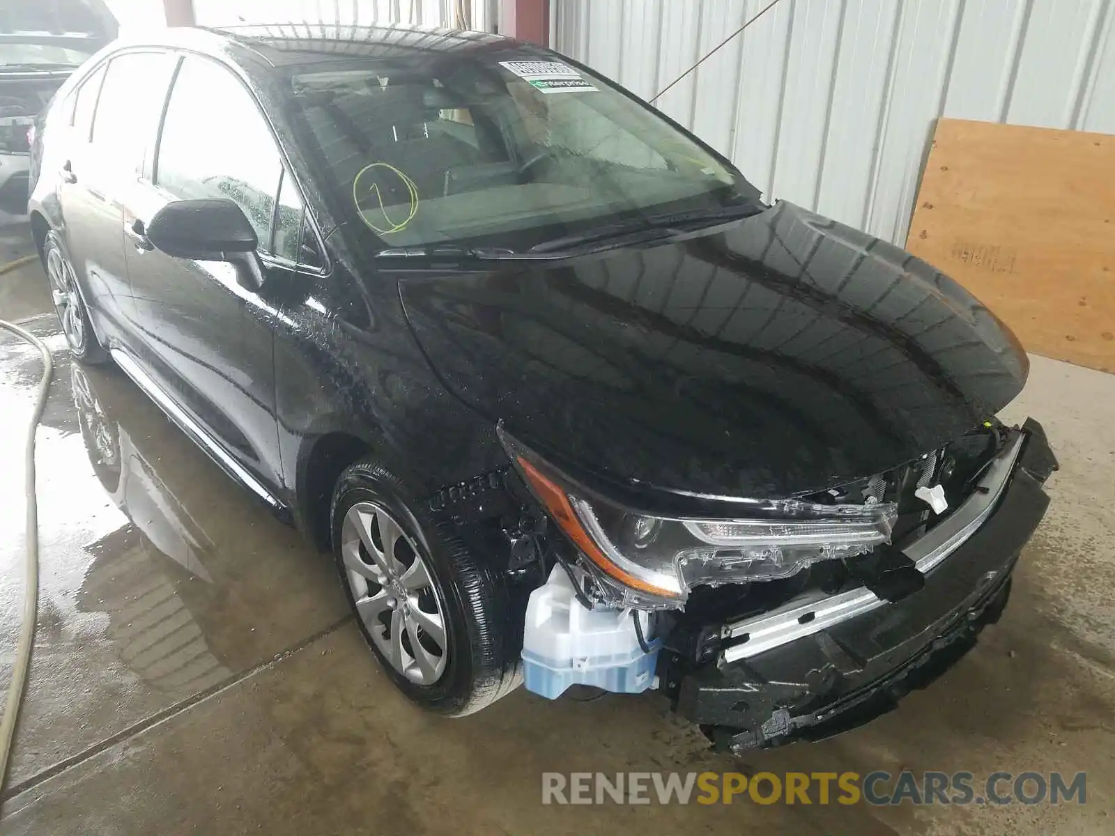 1 Photograph of a damaged car JTDEPRAE1LJ089284 TOYOTA COROLLA 2020