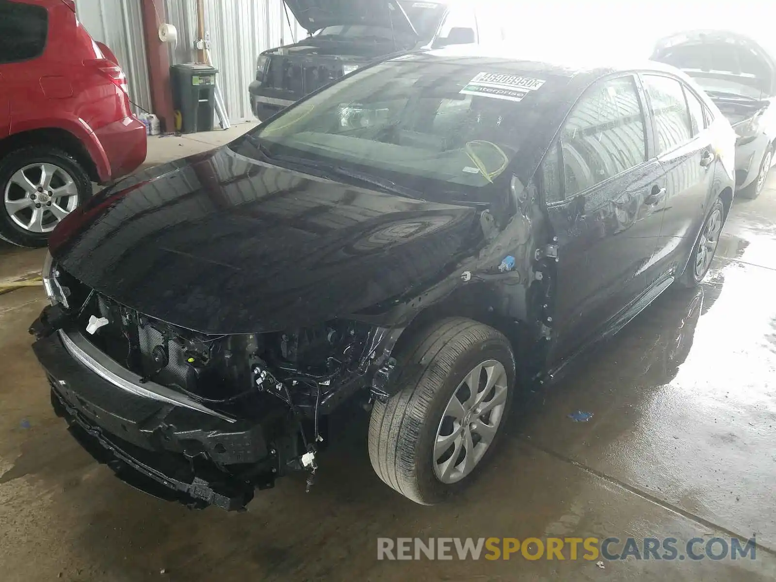 2 Photograph of a damaged car JTDEPRAE1LJ089284 TOYOTA COROLLA 2020