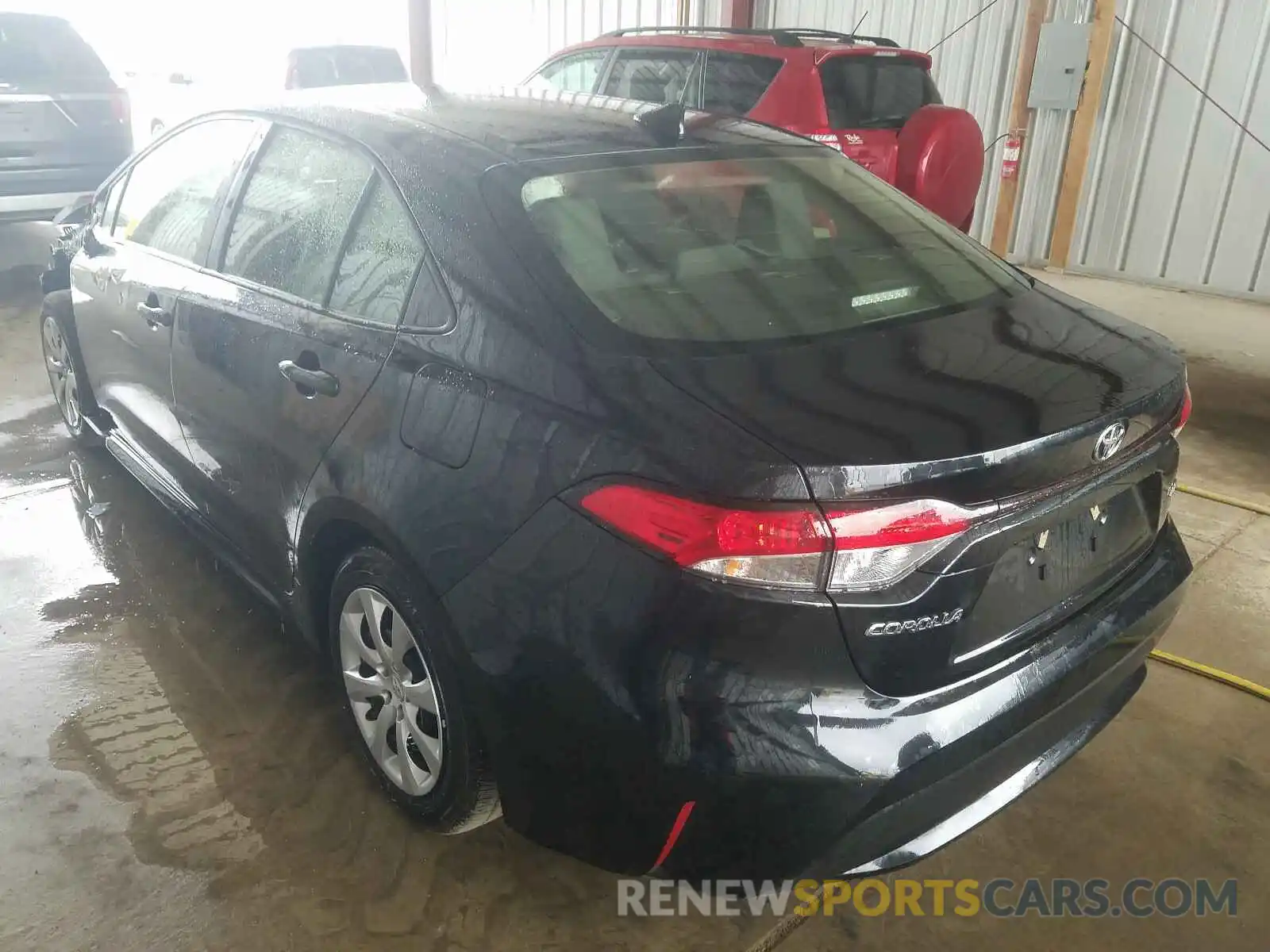 3 Photograph of a damaged car JTDEPRAE1LJ089284 TOYOTA COROLLA 2020