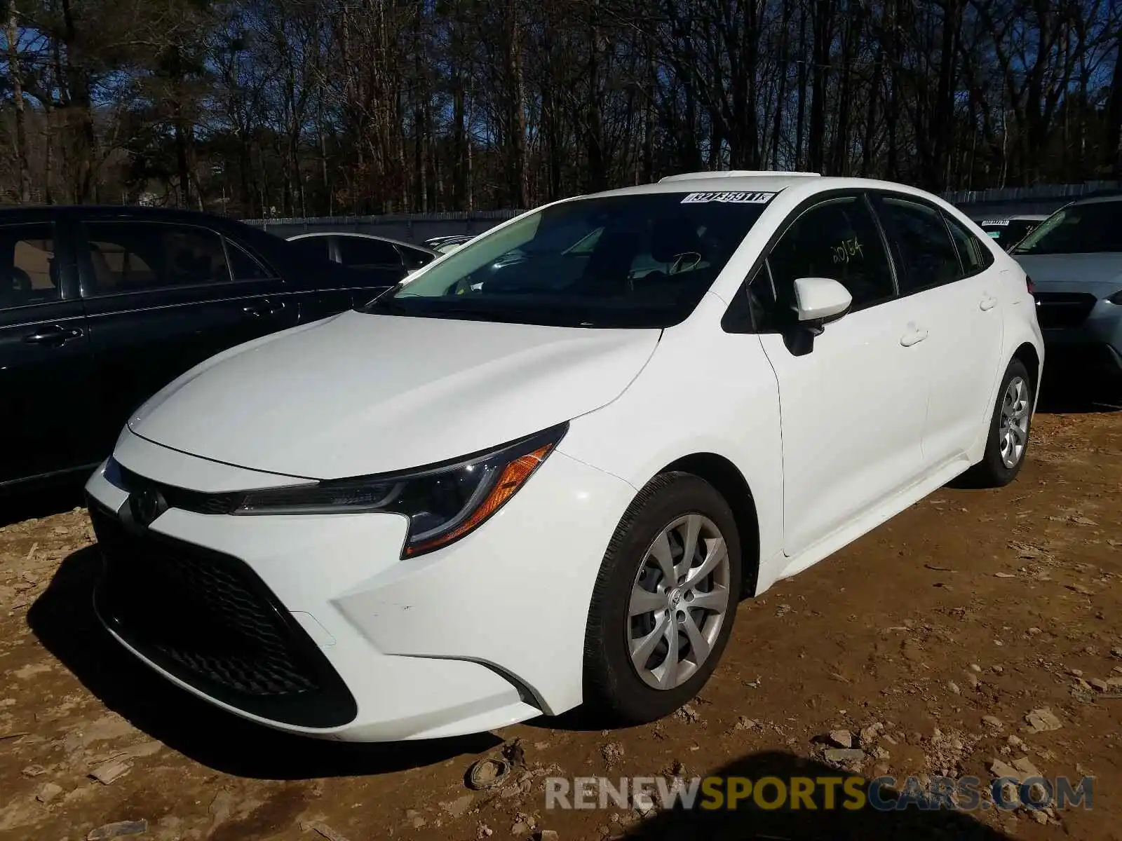 2 Photograph of a damaged car JTDEPRAE1LJ089320 TOYOTA COROLLA 2020