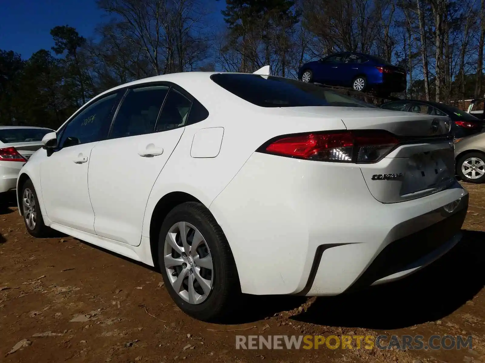 3 Photograph of a damaged car JTDEPRAE1LJ089320 TOYOTA COROLLA 2020