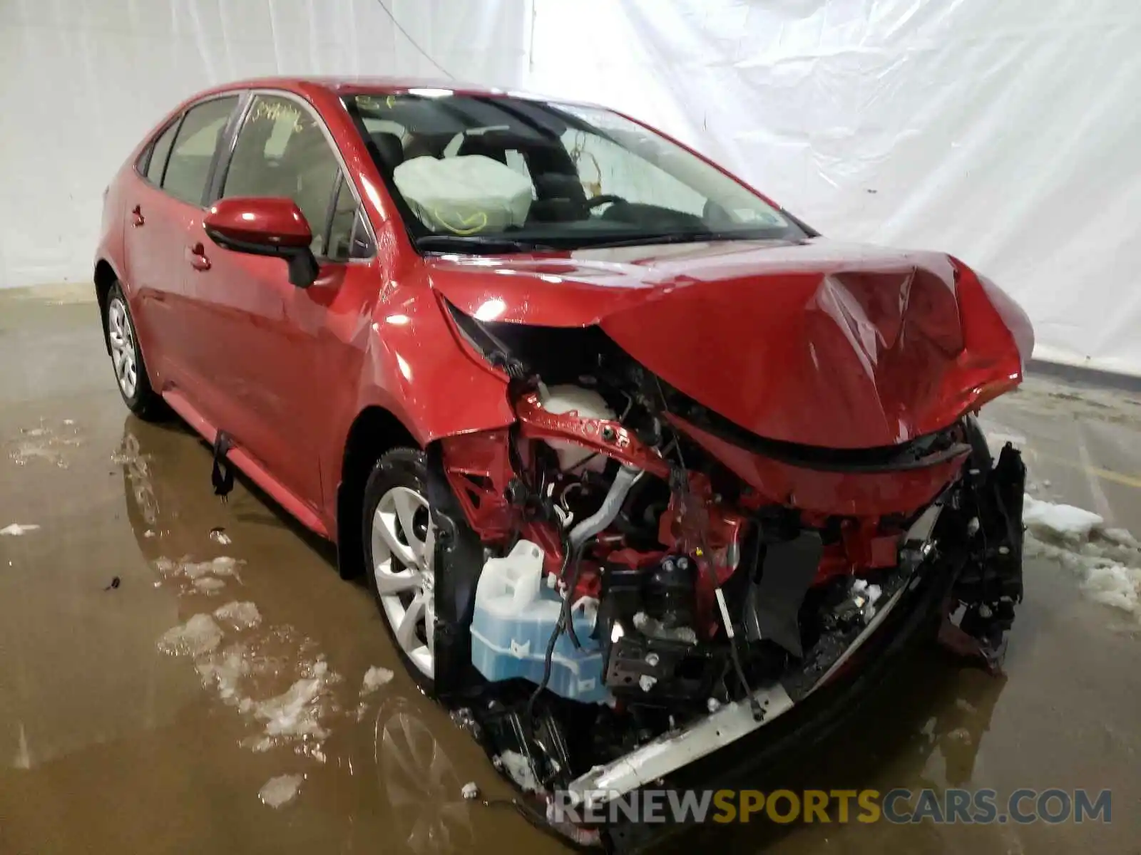 1 Photograph of a damaged car JTDEPRAE1LJ090175 TOYOTA COROLLA 2020