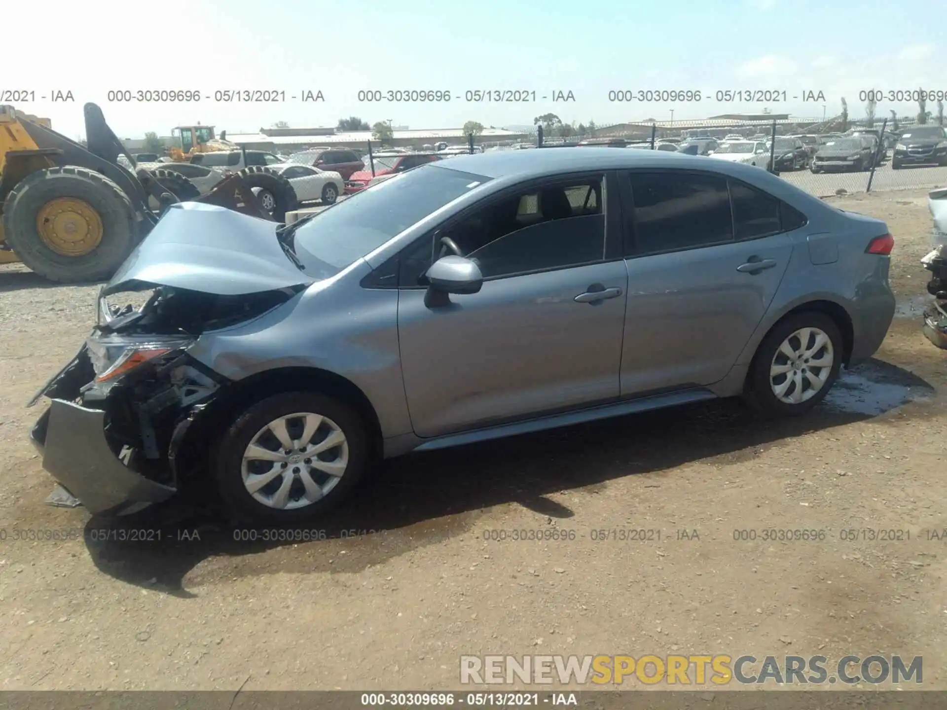 2 Photograph of a damaged car JTDEPRAE1LJ090693 TOYOTA COROLLA 2020