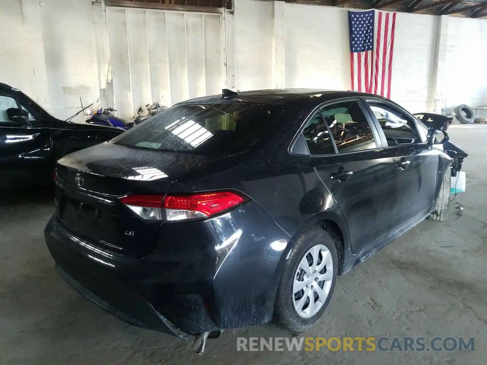 4 Photograph of a damaged car JTDEPRAE1LJ090967 TOYOTA COROLLA 2020